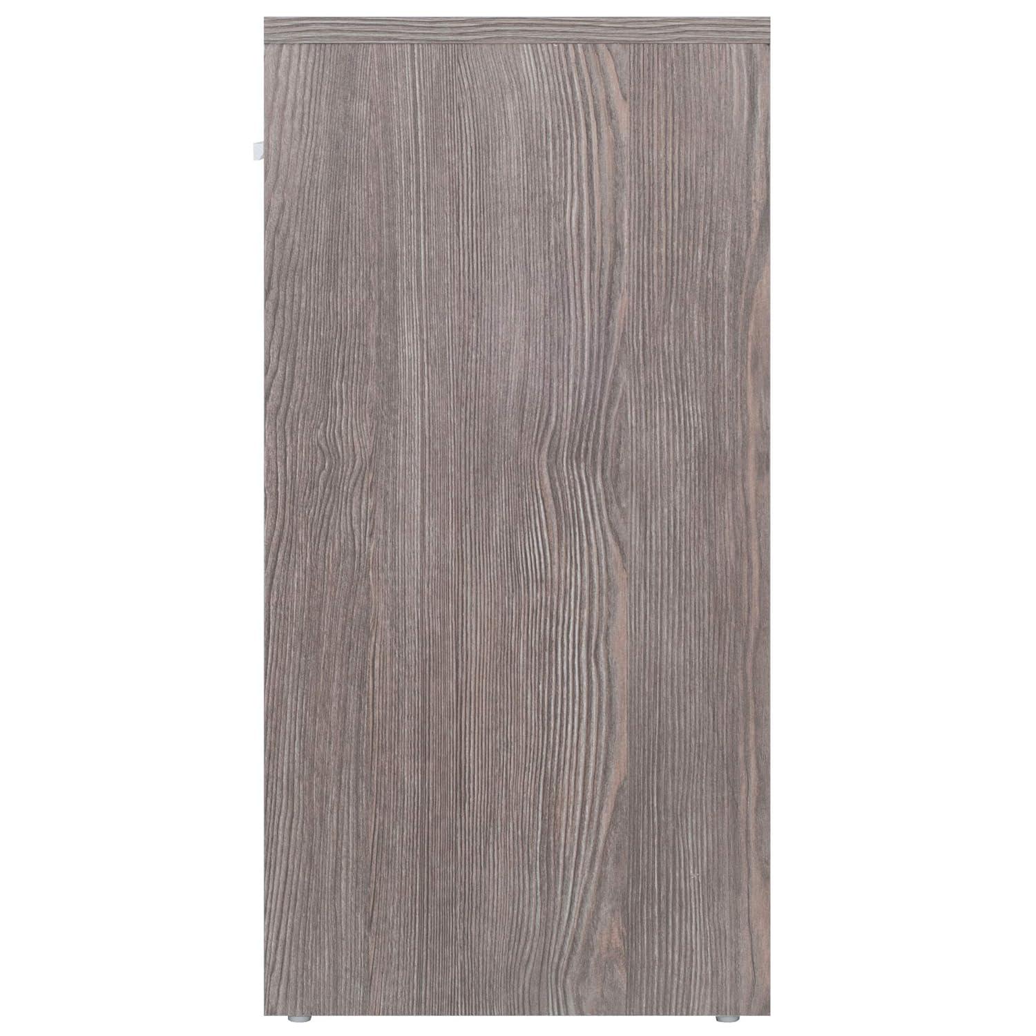Ash Gray Transitional 1-Drawer Composite Wood Accent Table