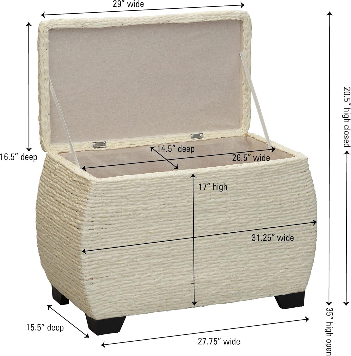 Florentine Natural Woven Box