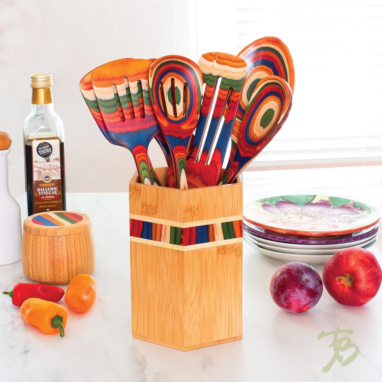 Baltique Marrakesh Mykonos Collection Kitchen Utensil Holder for Countertop