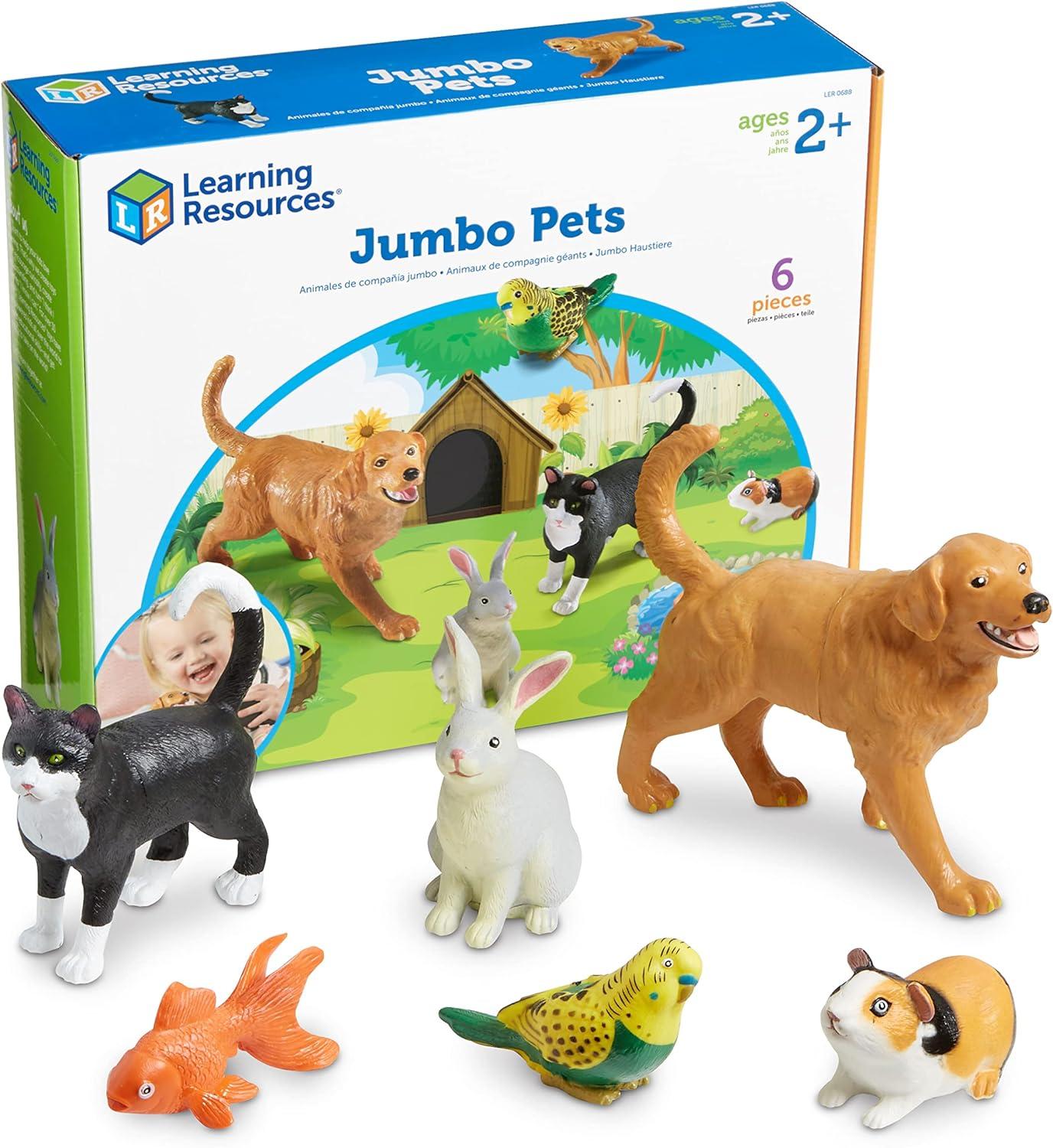 Learning Resources Jumbo Pets, Set Of 6