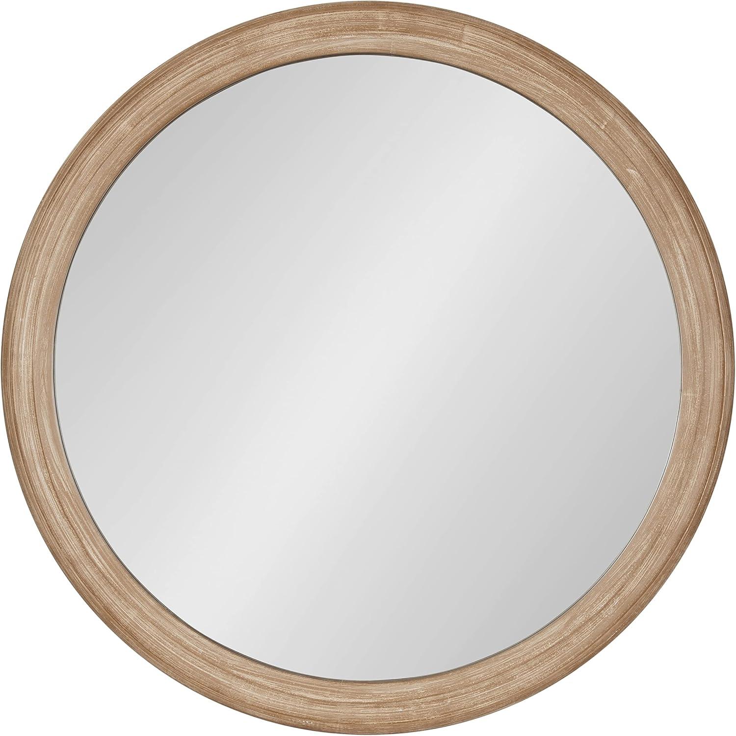 28" Mansell Round Wall Mirror - Kate & Laurel All Things Decor