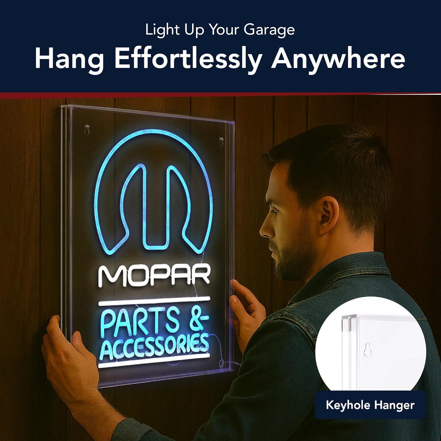 American Art Decor Licensed Mopar Parts and Accessories Acrylic LED Sign