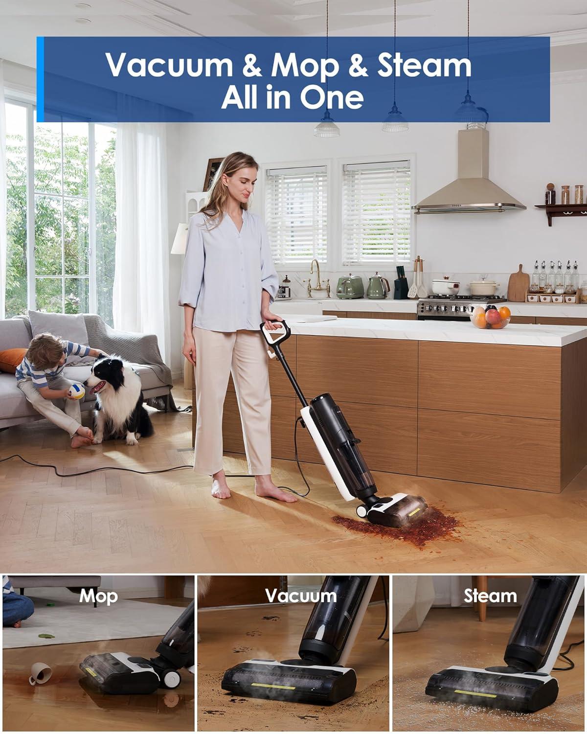 Tineco FloorWasher 5 Series Cordless Smart Wet/Dry Vacuum Cleaner and Hard Floor Washer