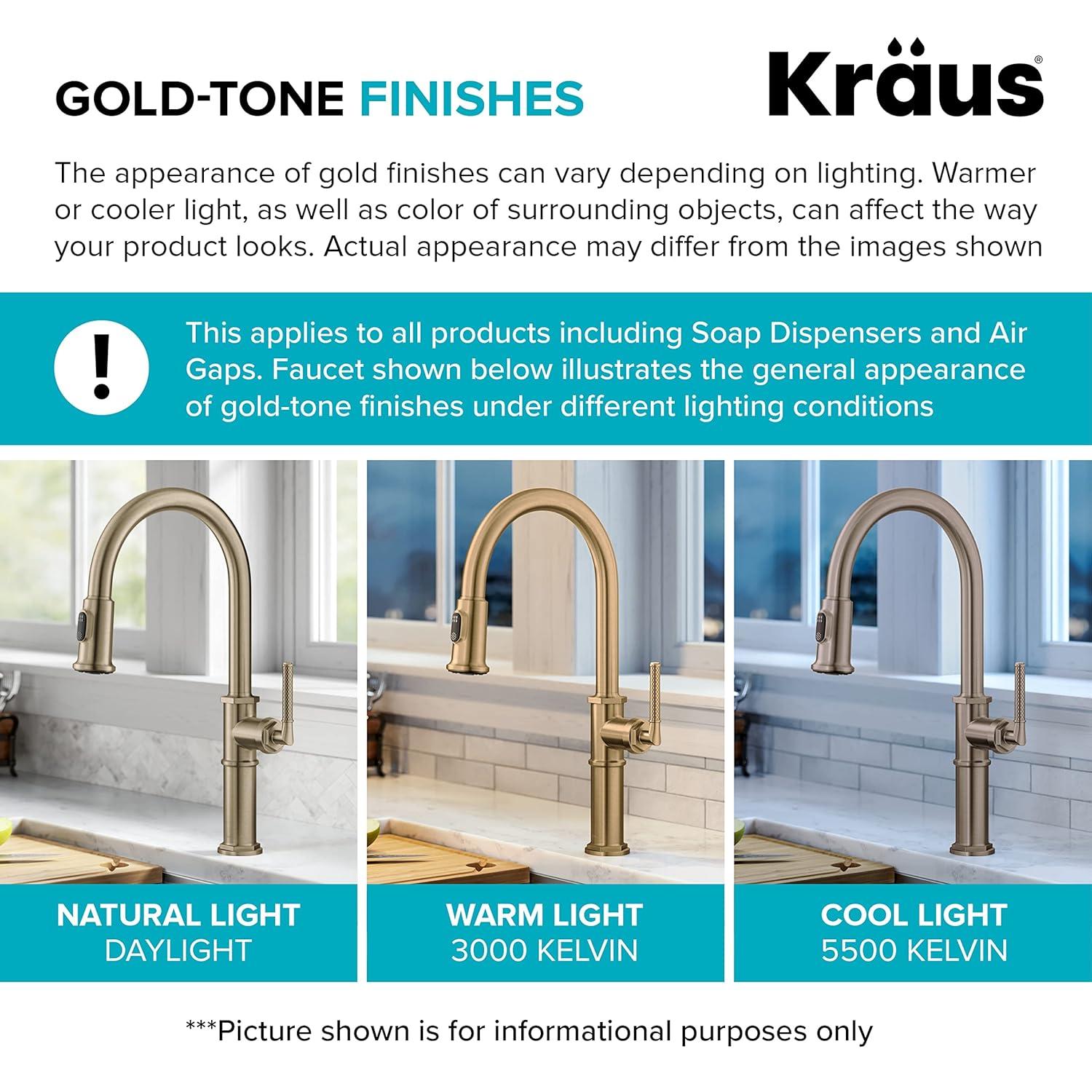 Urbix Industrial Pull-Down Single Handle Kitchen Faucet