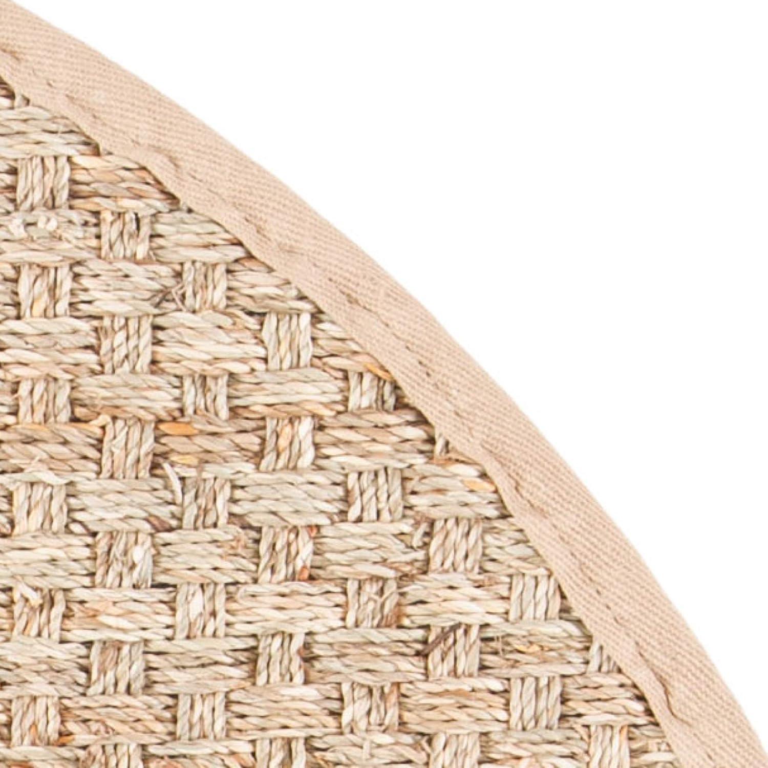 Natural Fiber NF114 Power Loomed Indoor Area Rug - Natural/Beige - 5' Round - Safavieh