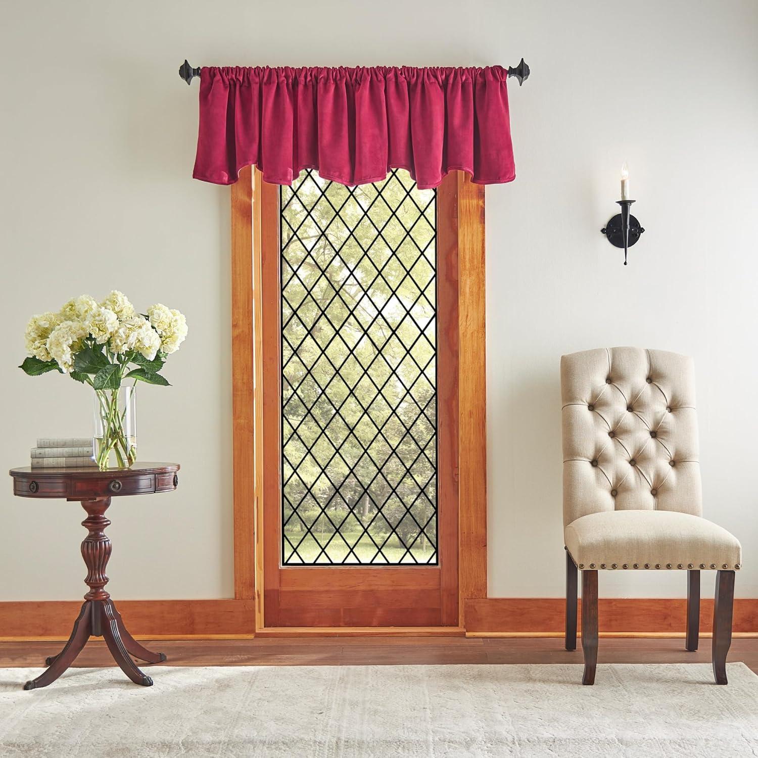 Lucca Velvet Solid Max Blackout Rod Pocket Curtain Panel