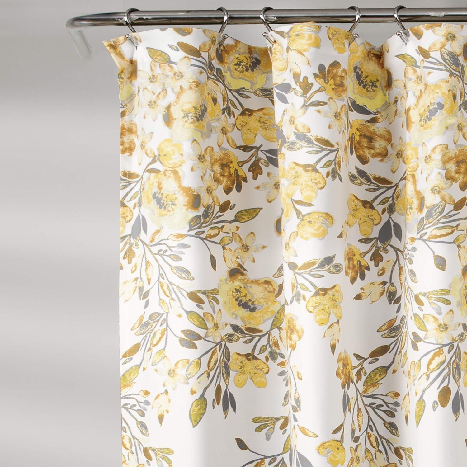 Lush Decor Tanisha Floral Shower Curtain