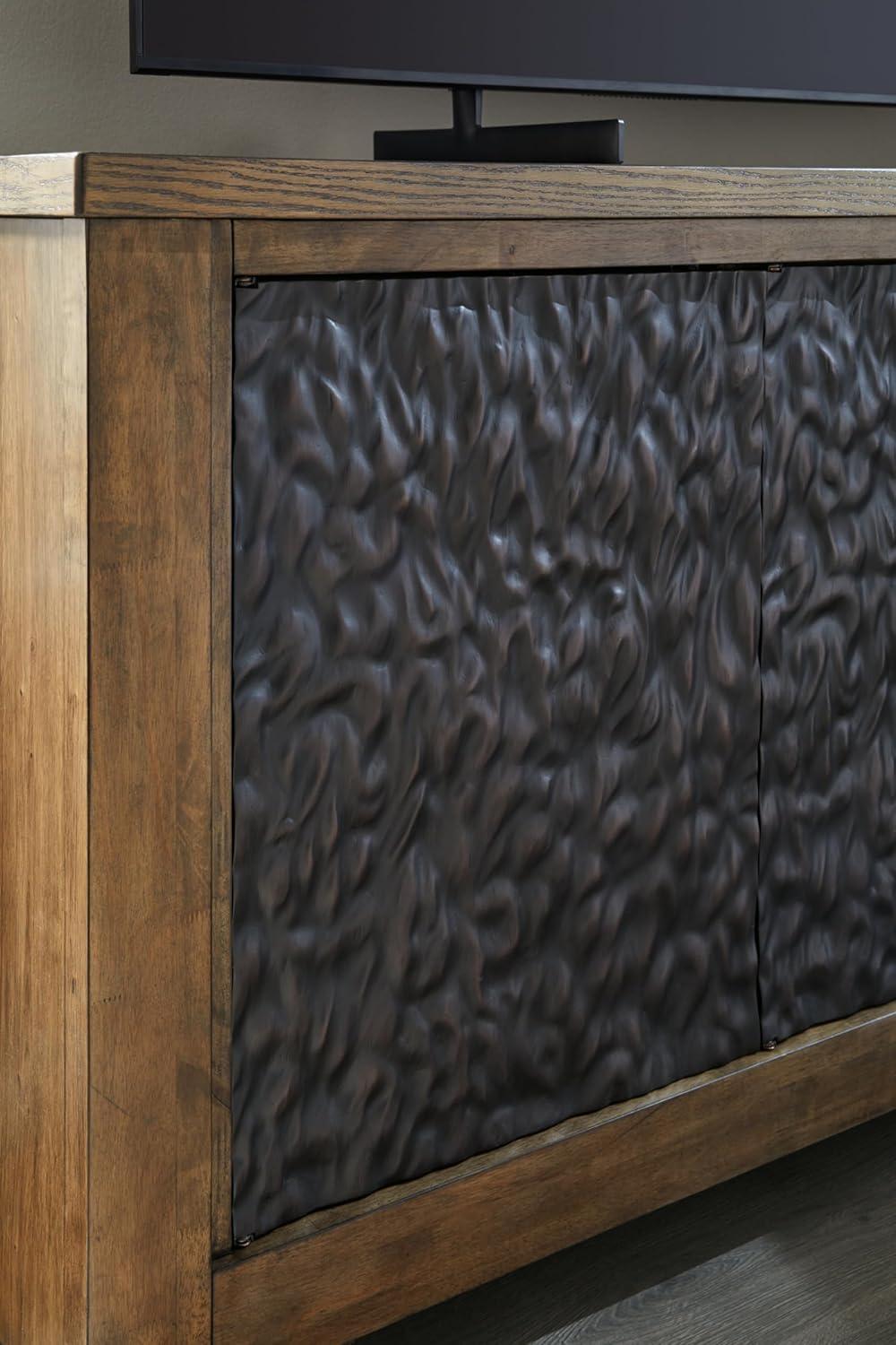 Signature Design by Ashley Rosswain Brown 80" TV Stand for TVs up to 91"