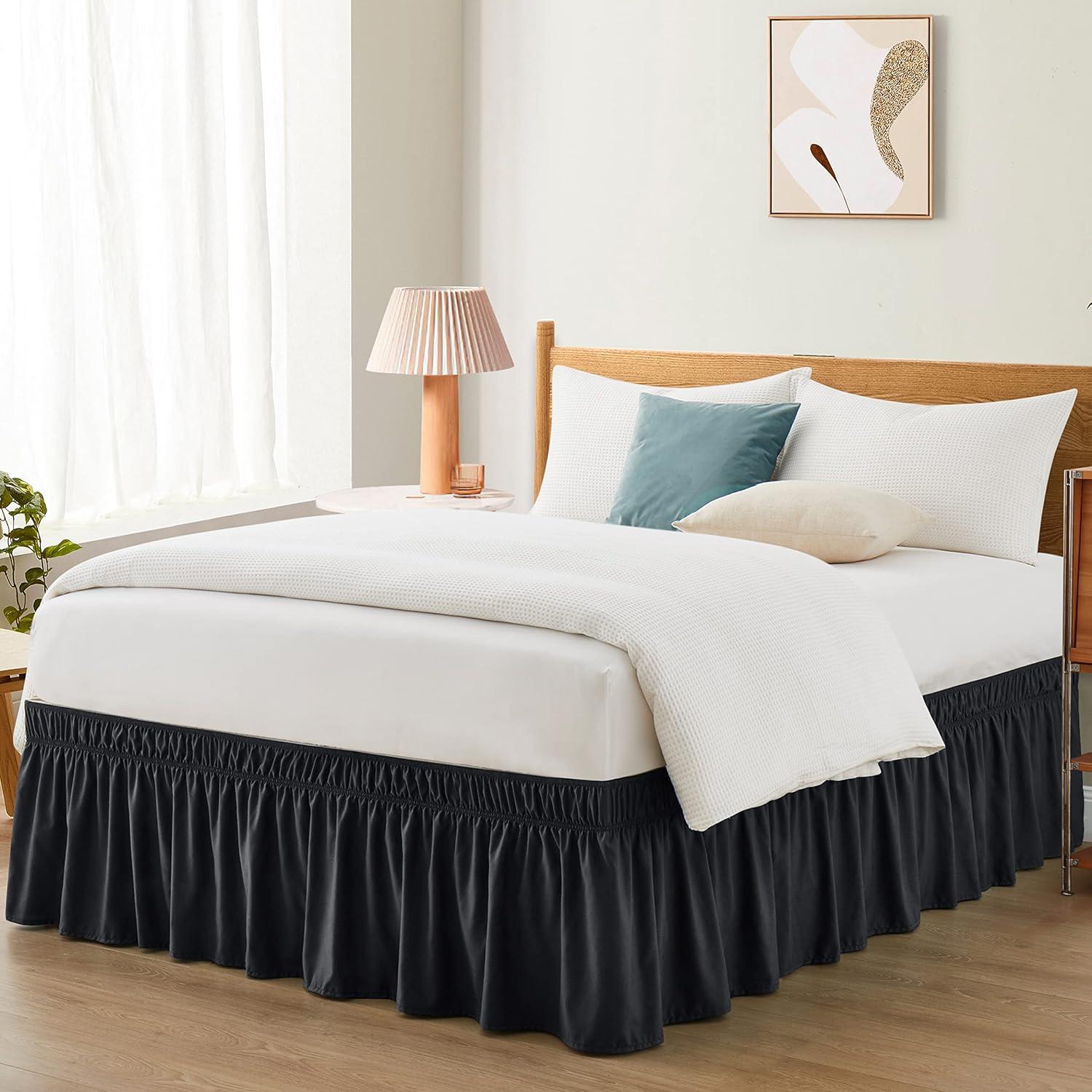 Bare Home Ruffled Wrap Around Bed Skirt