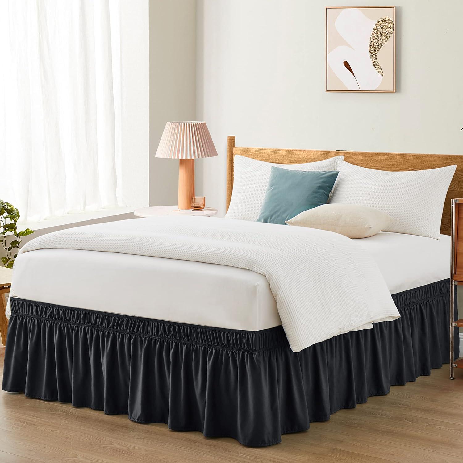 Bare Home Ruffled Wrap Around Bed Skirt