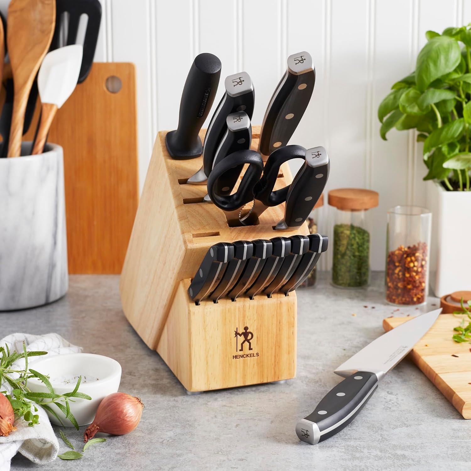 J.A. Henckels International Forged Premio 14-pc Knife Block Set