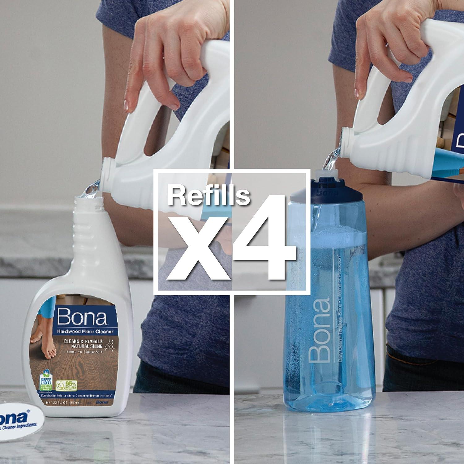 Bona Cleaning Products Mop Refill Wood Surface Multi Purpose Floor Cleaner - 128oz