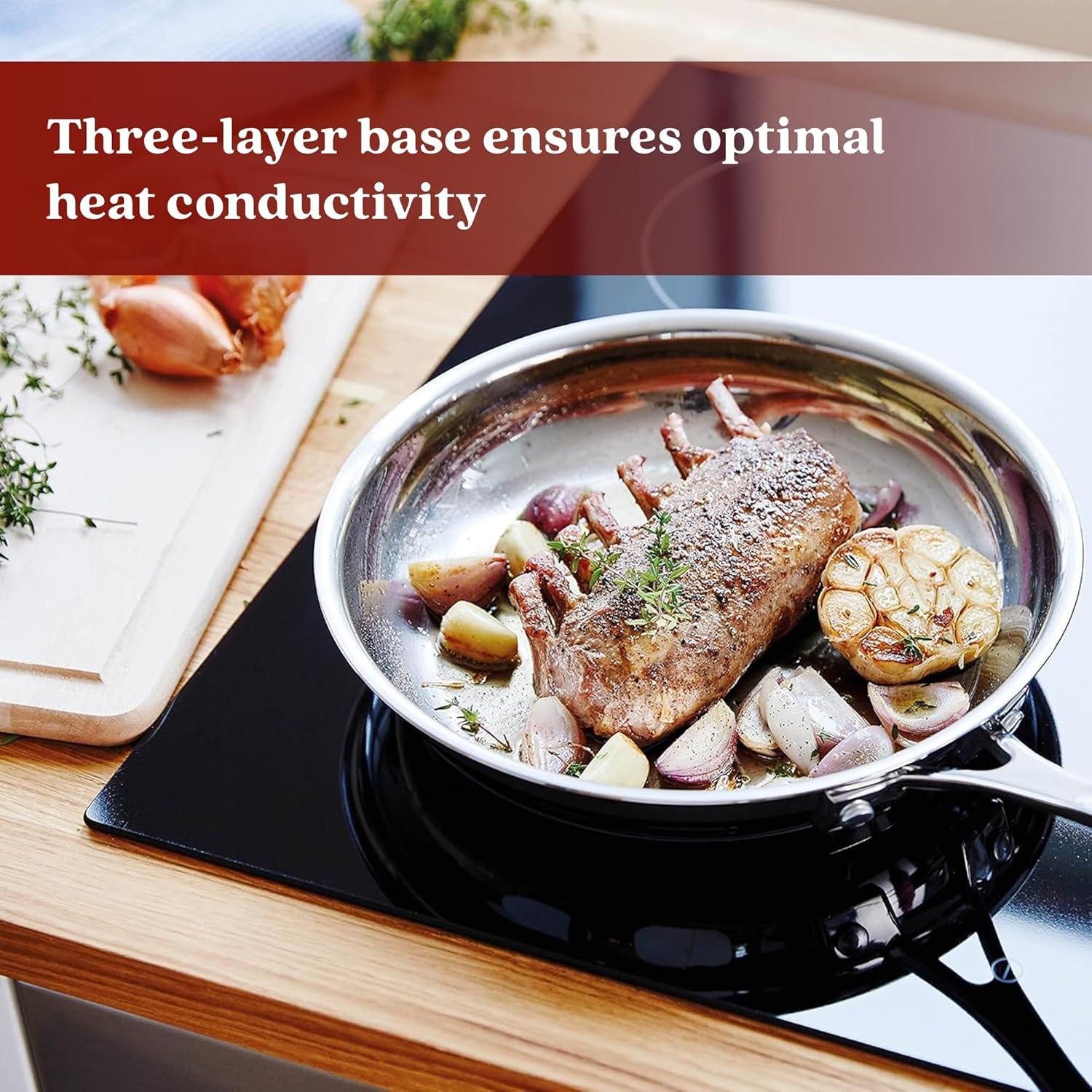 Alva Alva Chef Premium Stainless Steel Frying Pan Skillet