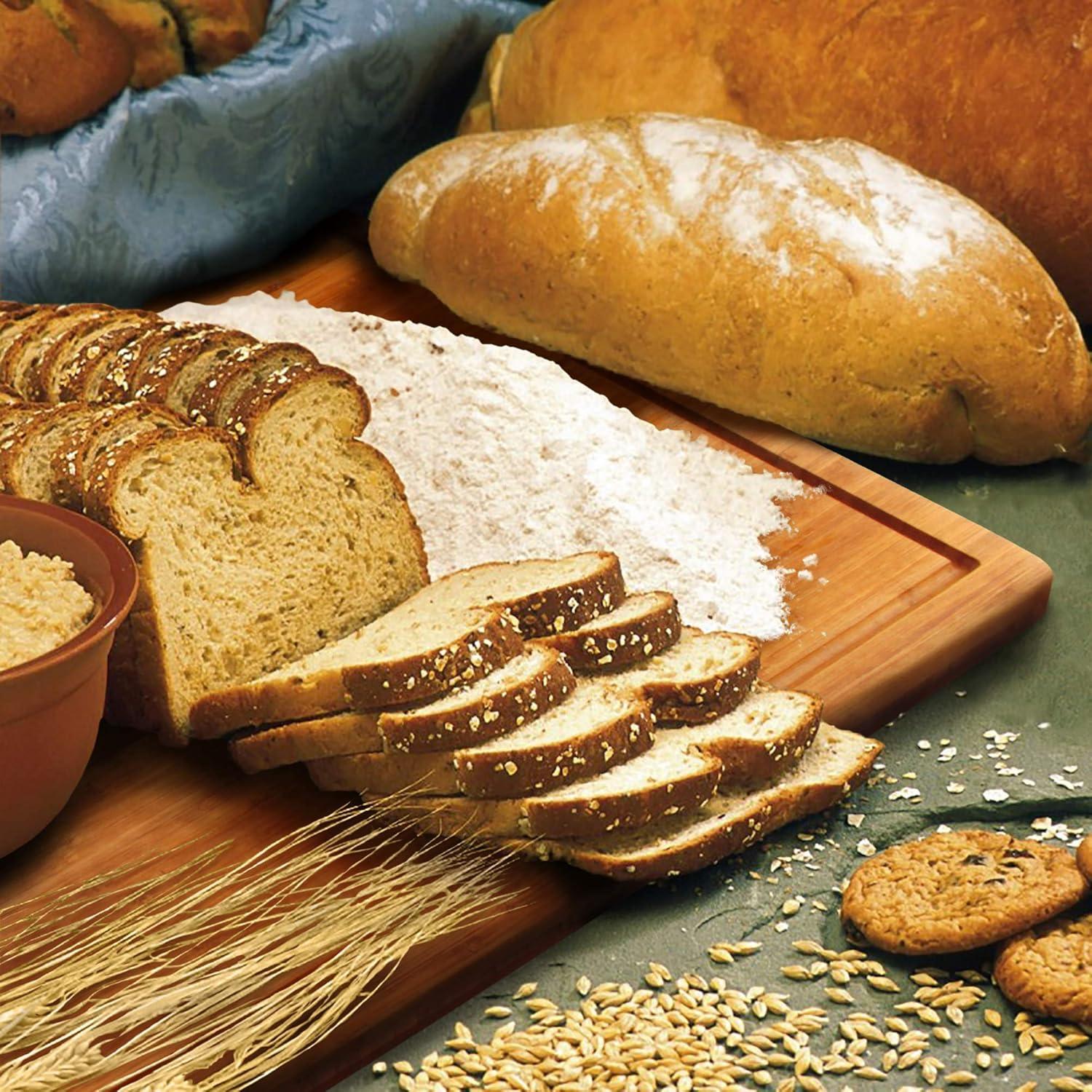 BambooMN Bamboo Burner Cover Cutting Board - 3 Ply - Extra Large Square - Grooved/Flat (24" x 24" x 0.75") - 1 Piece