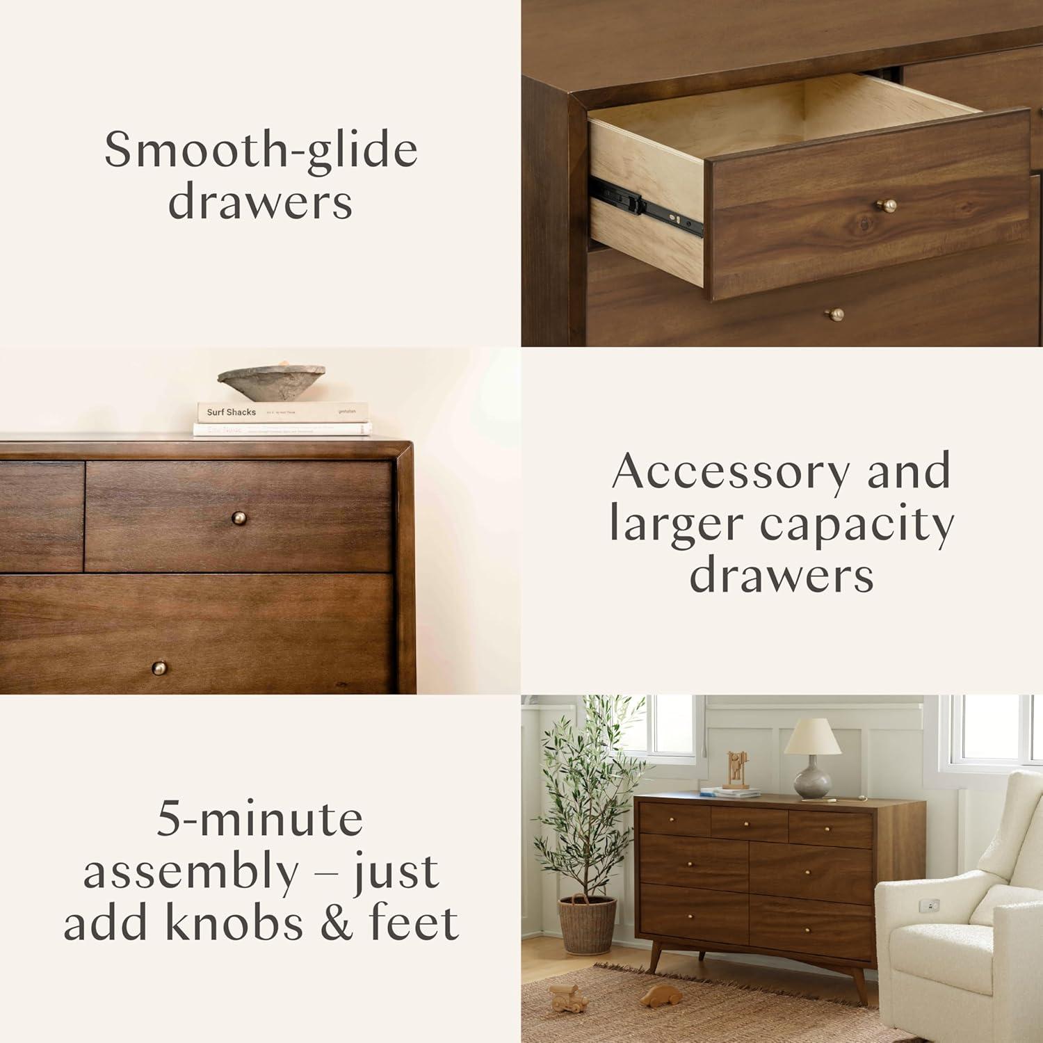 Palma 7 Drawer 53" W Double Dresser