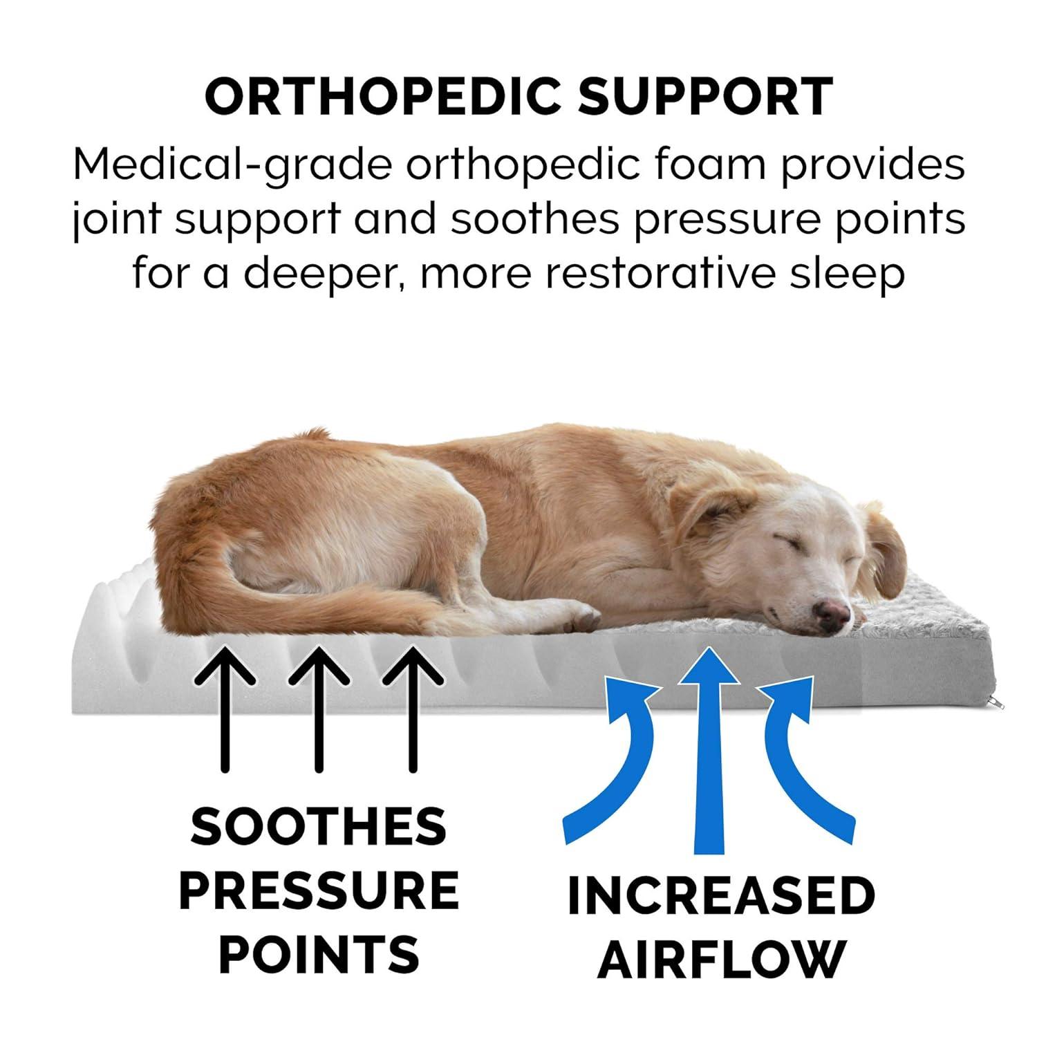 Ultra Plush Deluxe Orthopedic Foam Pet Bed Pillow