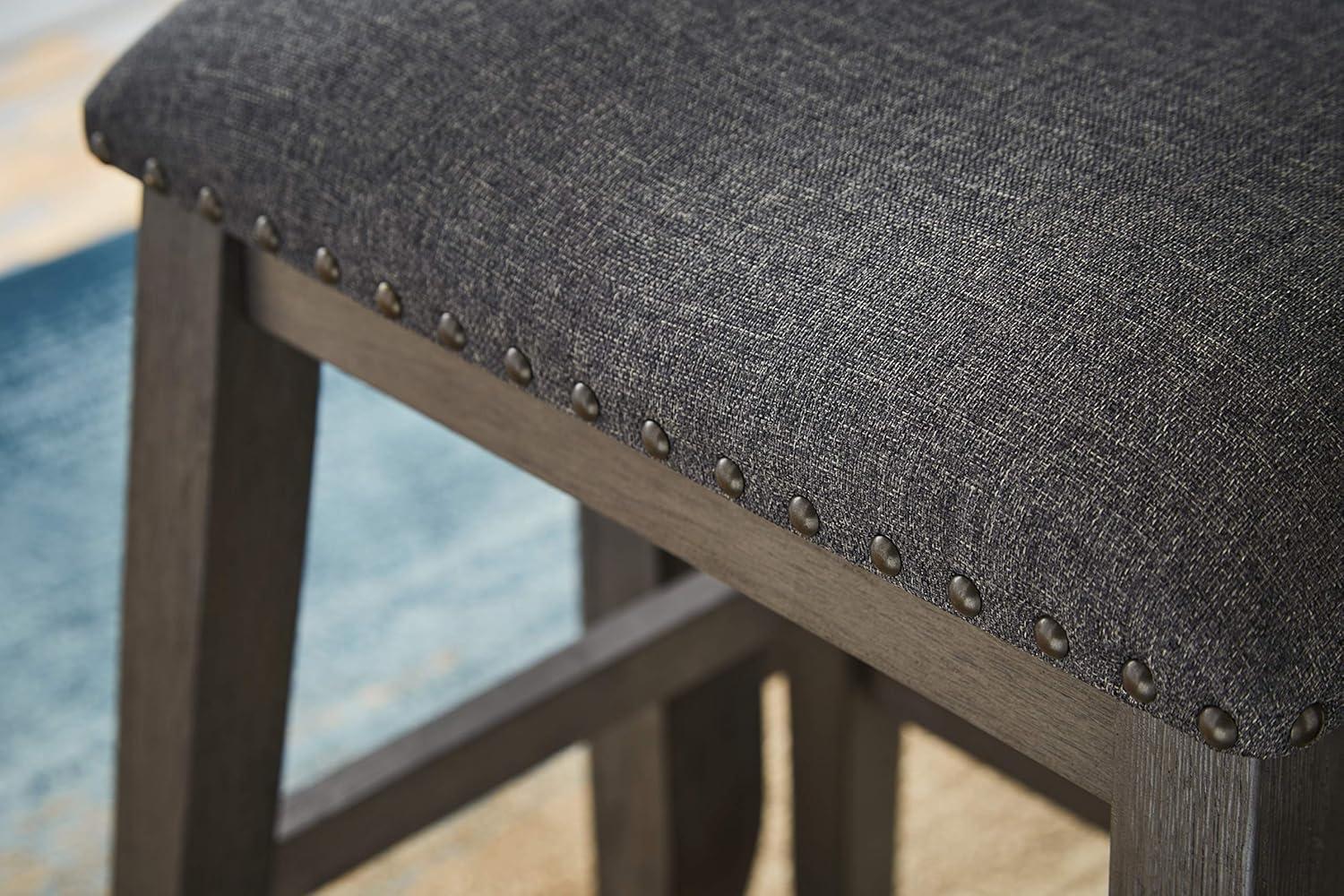 Set of 3 Caitbrook Counter Height Dining Table and Bar Stools Gray - Signature Design by Ashley