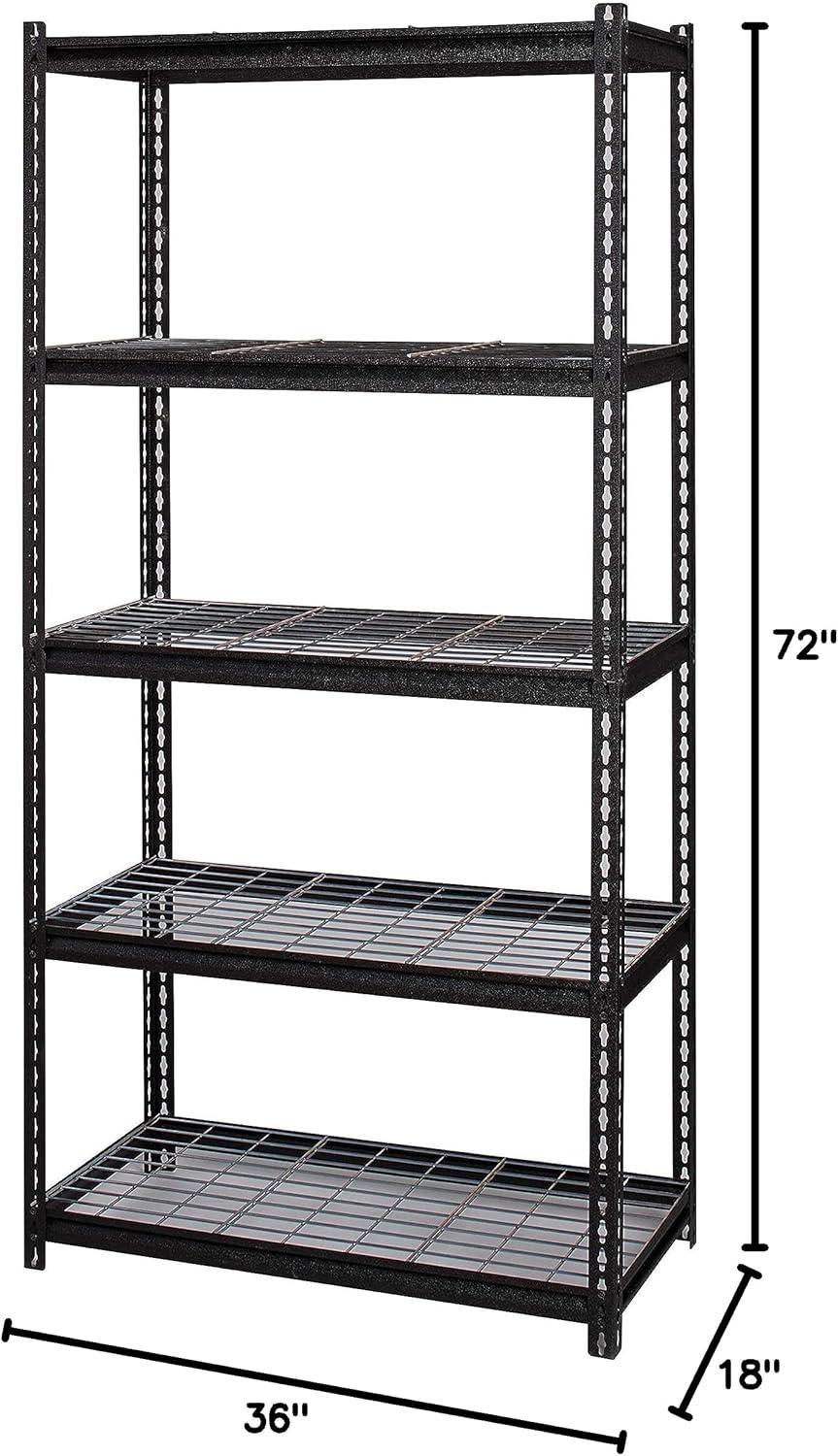 Steel Height -Adjustable Shelving Unit