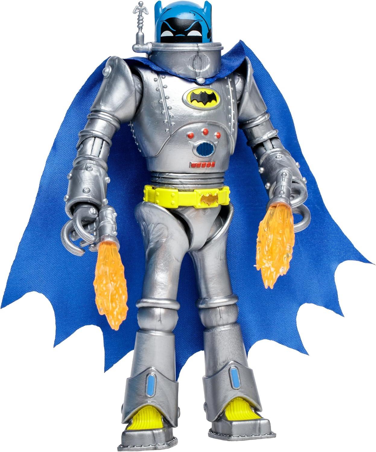 McFarlane DC Retro Robot Batman Action Figure, Collectible, Multicolor, 14+ Years, 0.65 lb