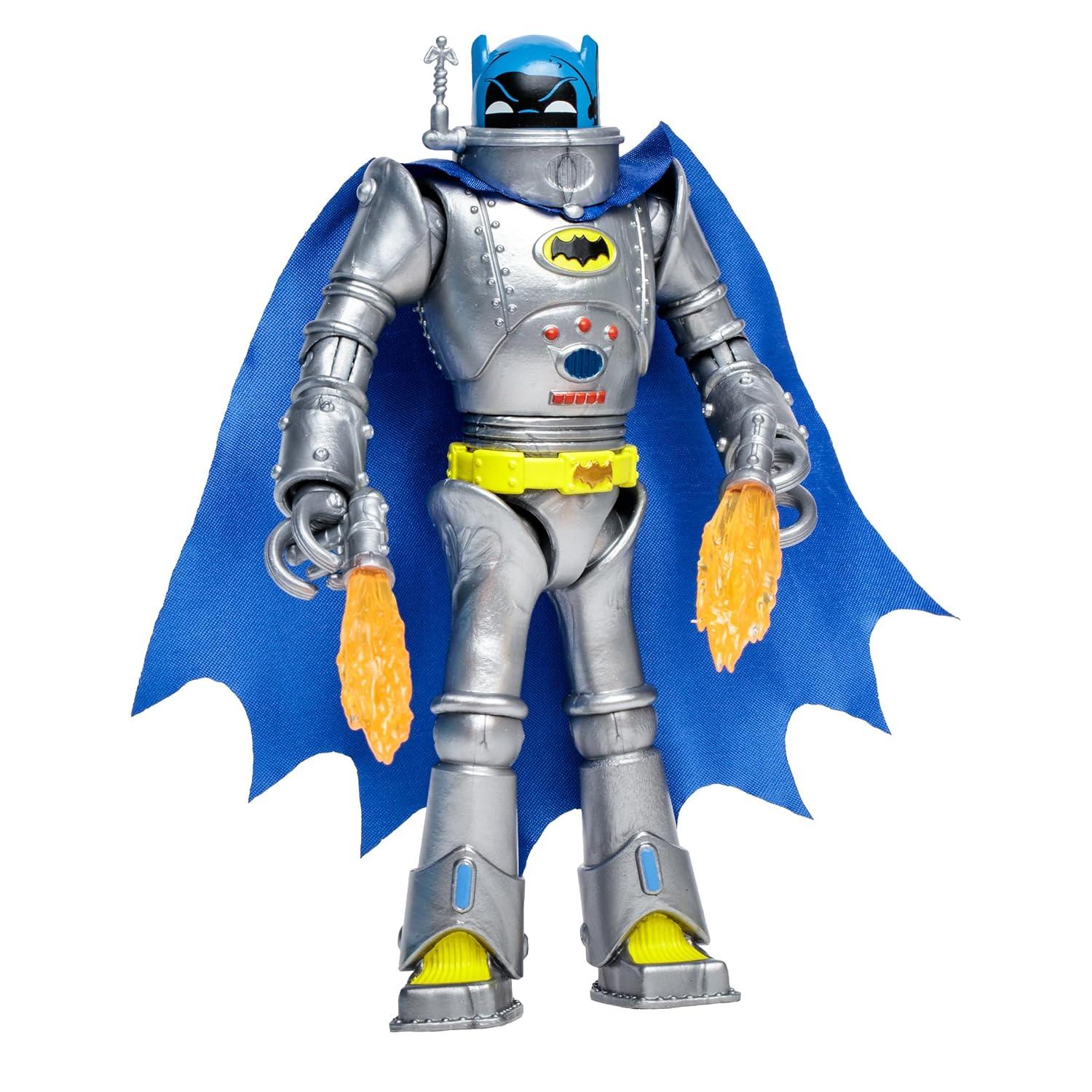 McFarlane DC Retro Robot Batman Action Figure, Collectible, Multicolor, 14+ Years, 0.65 lb