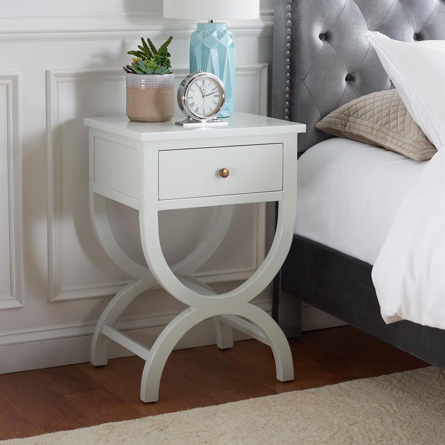 Floris End Table With Storage