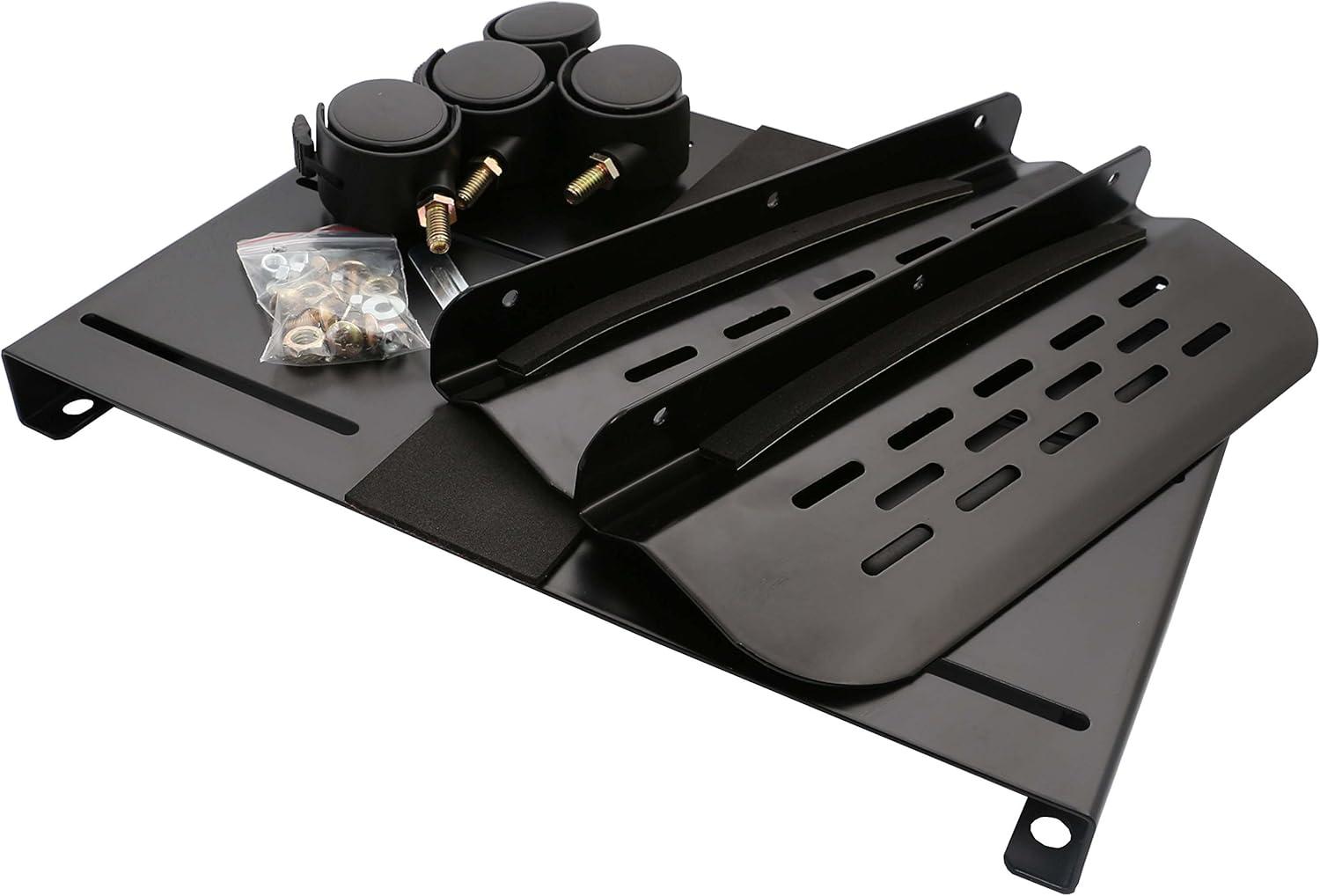 Syba SY-ACC65079 Metal Mobile Desktop Tower Computer Rolling Stand with Adjustable Width and Caster Wheels