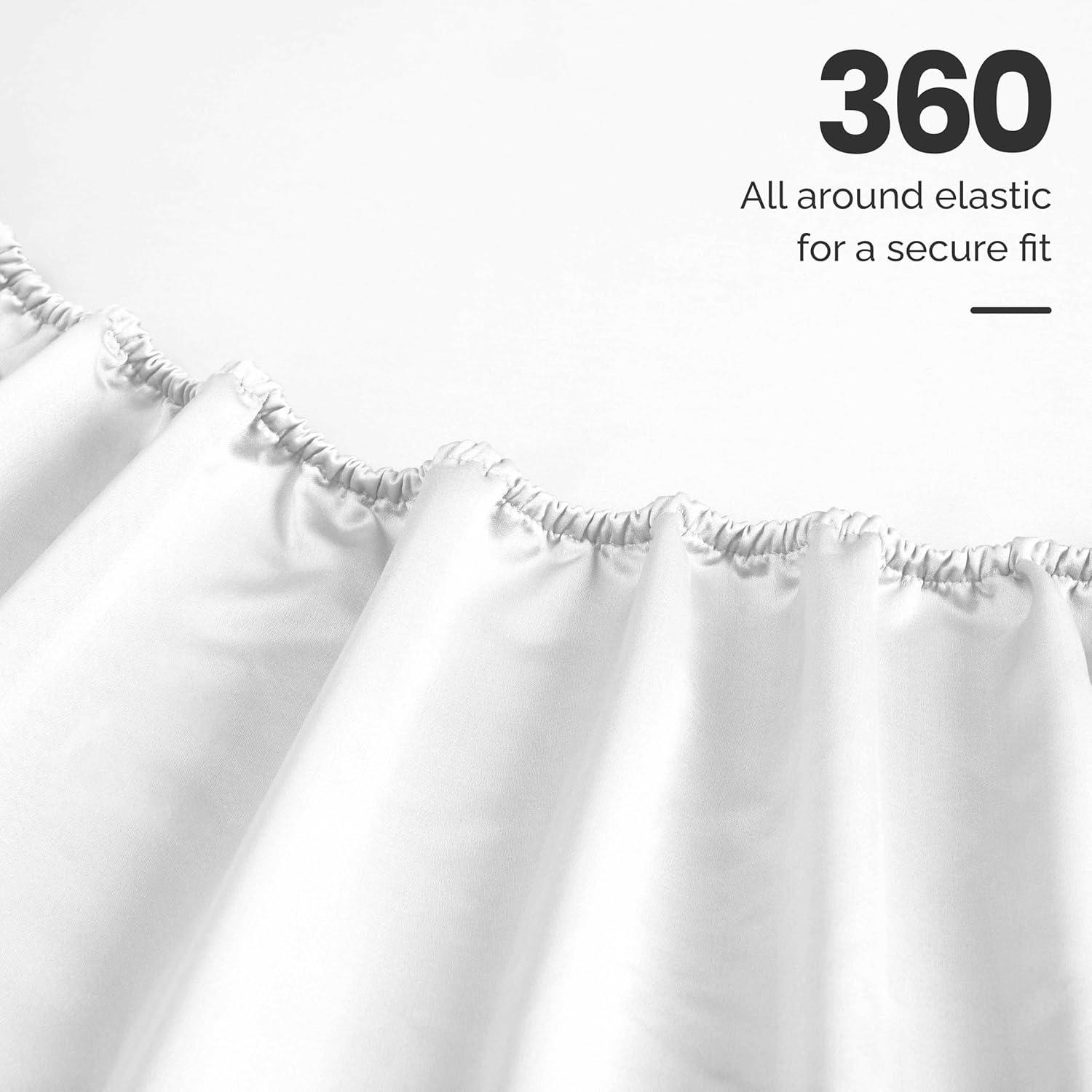 1500 Thread Count Egyptian-Quality Cotton Deep Pocket Sateen Sheet Set by Superior