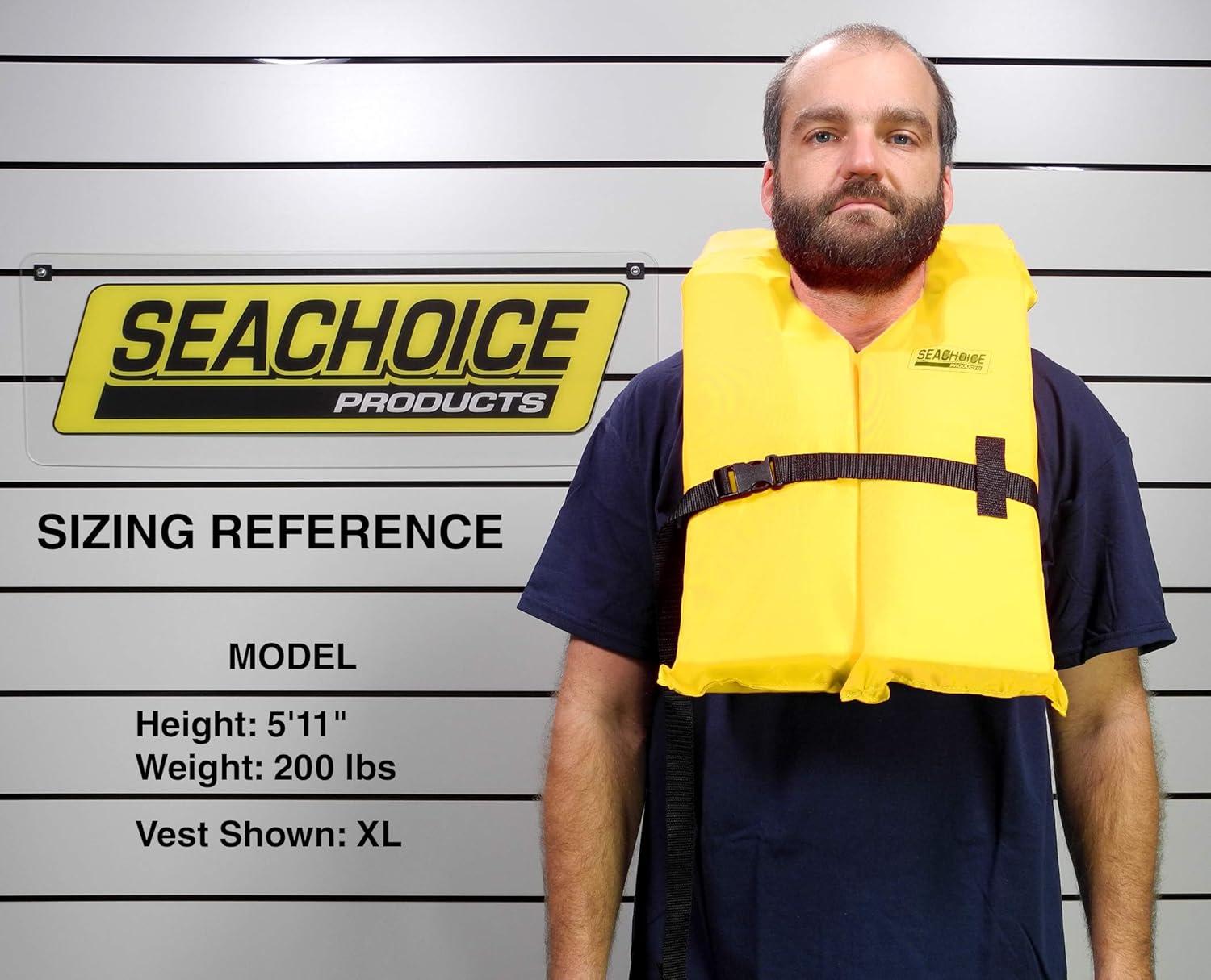 Seachoice Life Jacket XL, Yellow