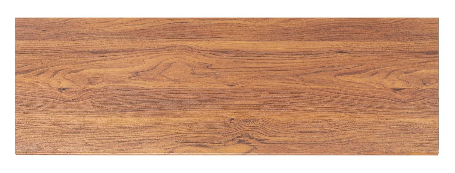Aurelio 1 Shelf Media Stand - Walnut - Safavieh
