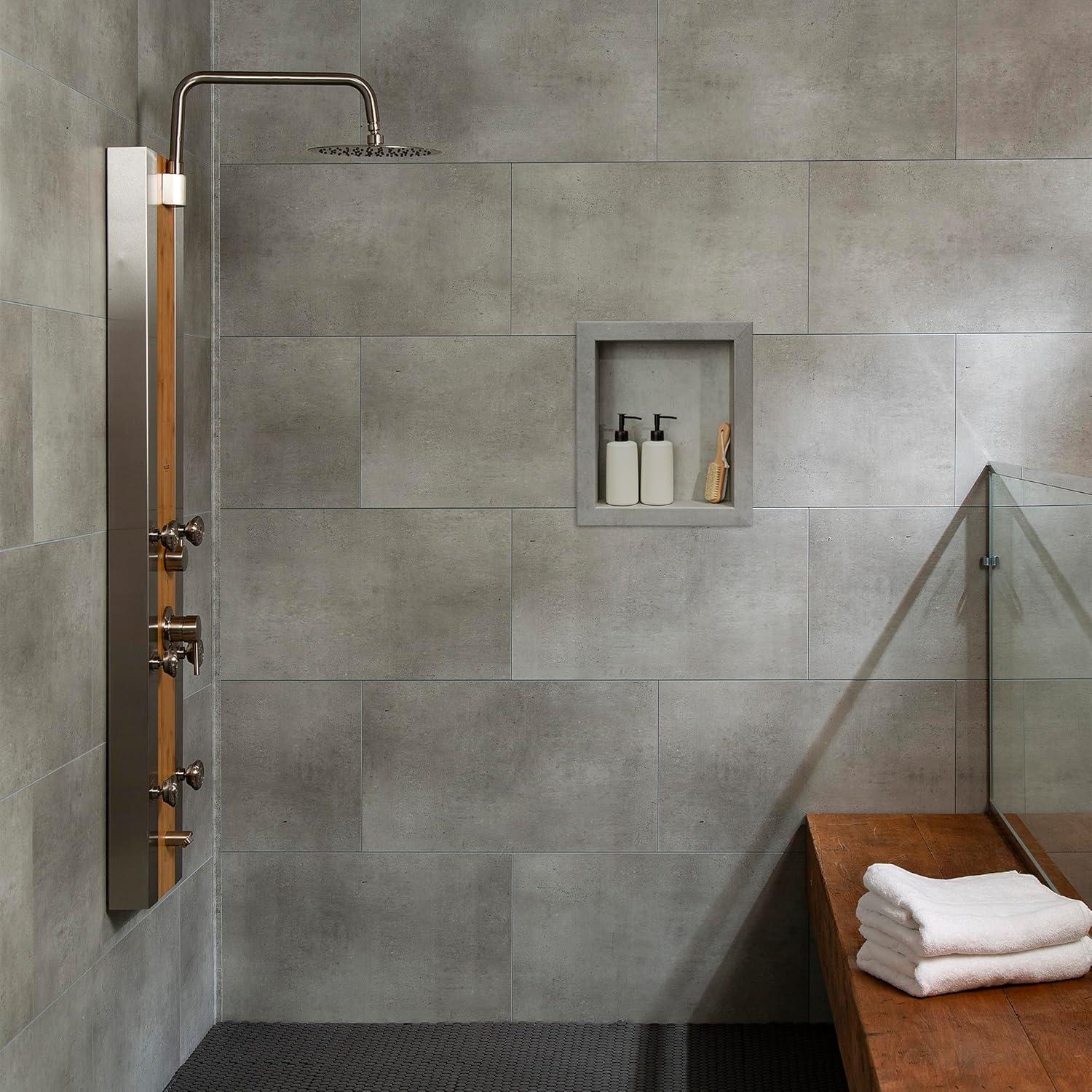 Palisade Palisade 17.5 in. x 15.5 in. Vinyl Waterproof Shower Niche Insert
