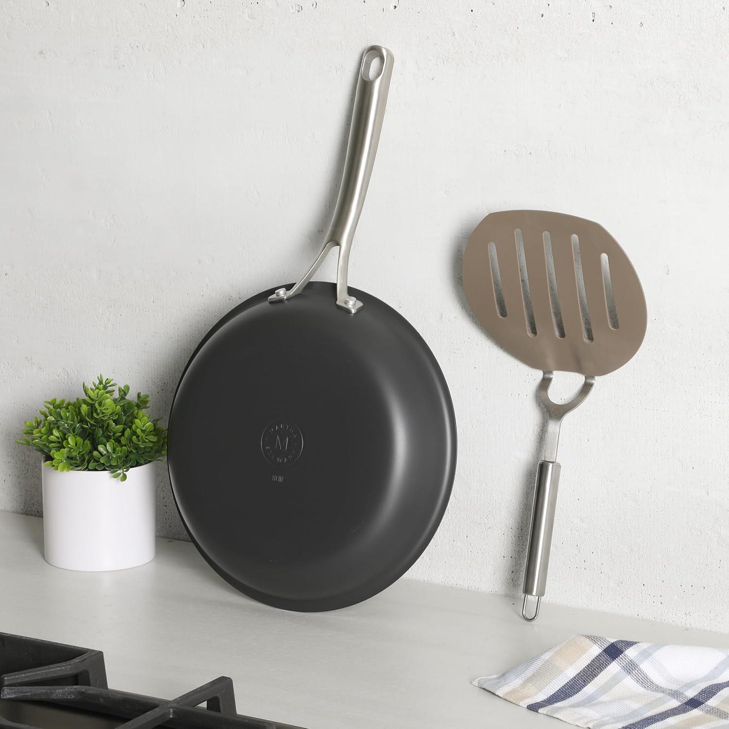 Martha Stewart Richburn 6.5" Large Slotted Pancake Turner W/Stainless Steel Handle