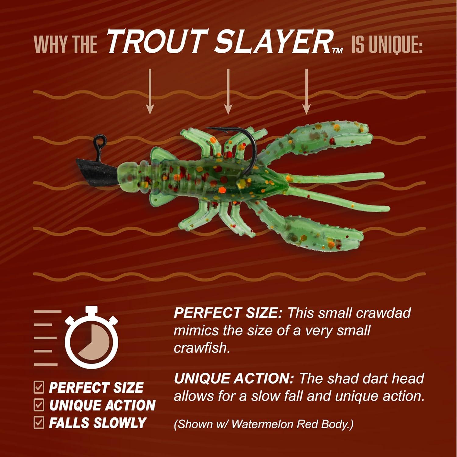 Leland Deadly Trout Slayer Fishing Lures Kit, 28 Count