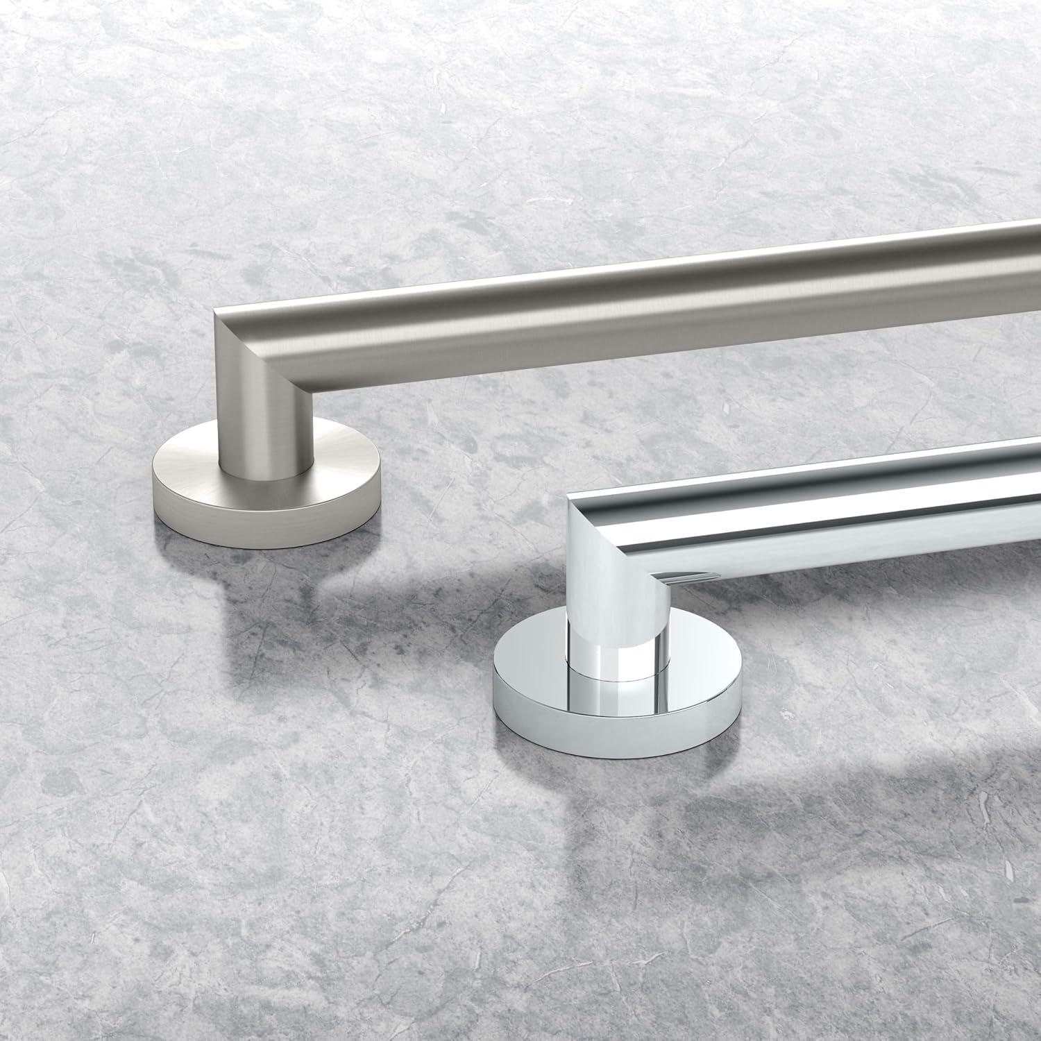 Glam Stainless Steel ADA Compliant Grab Bar | Bathroom Safety Grab Bar