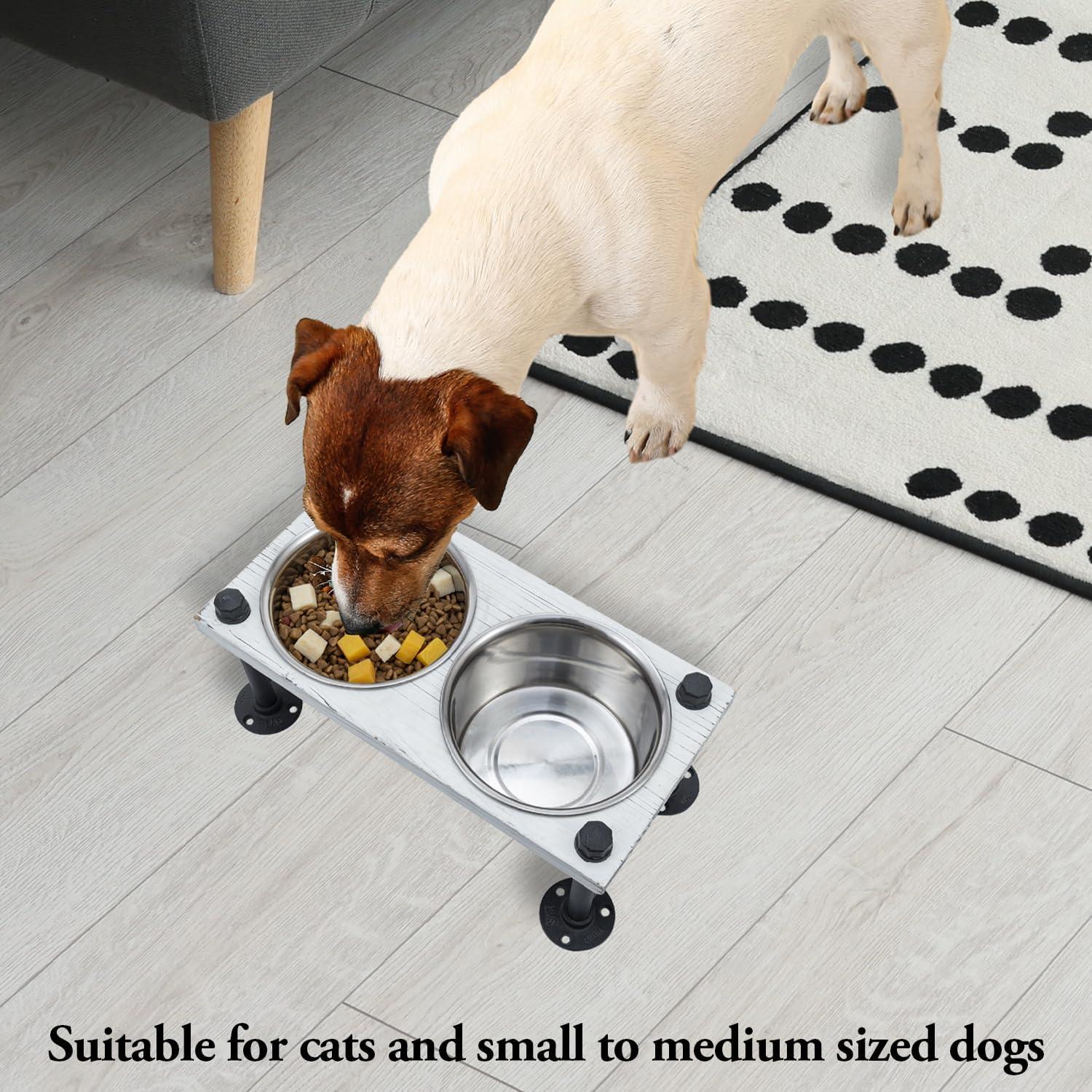 Elevated Pet Dog Bowls Feeder