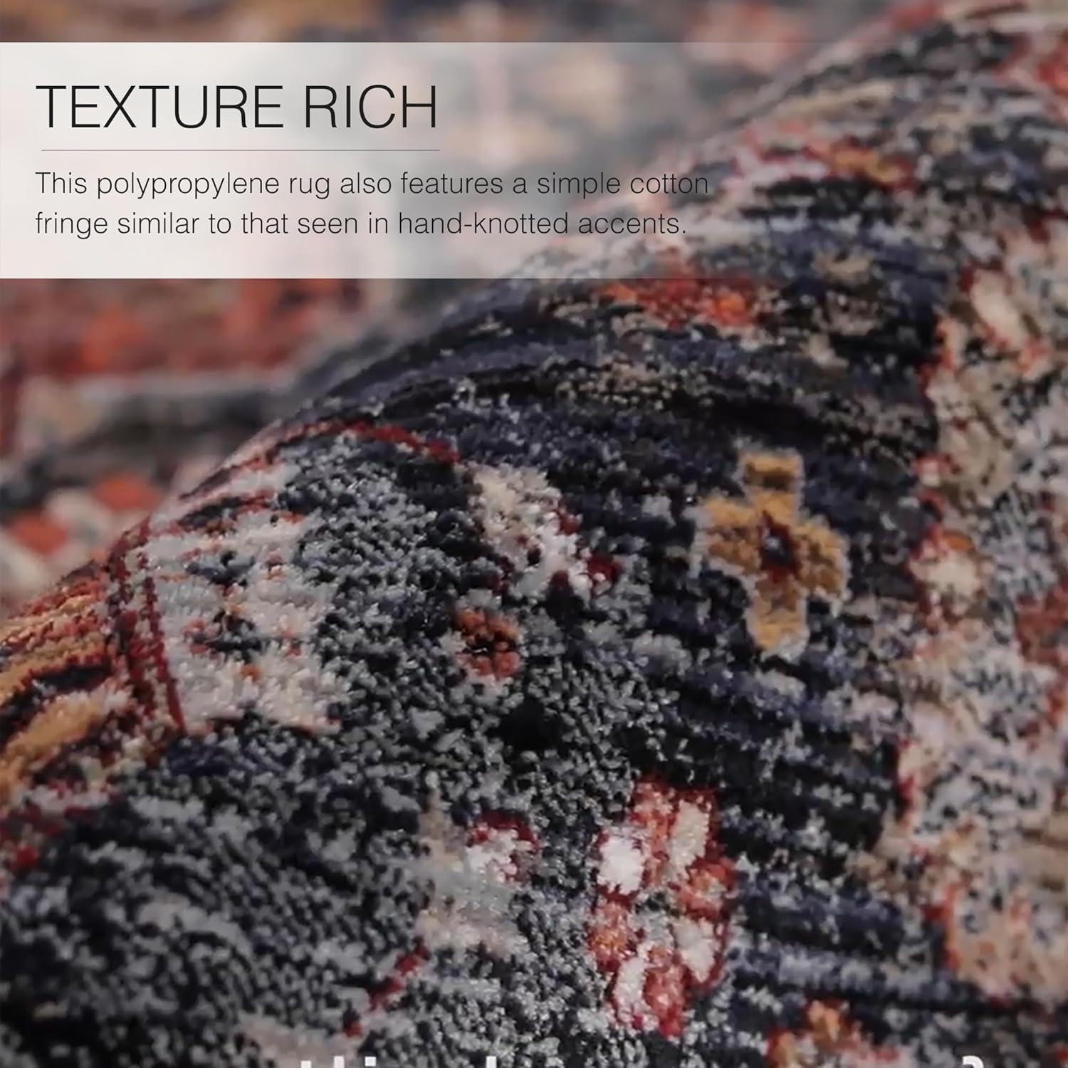 Zefira Gray Synthetic 8' x 10' Rectangular Rug