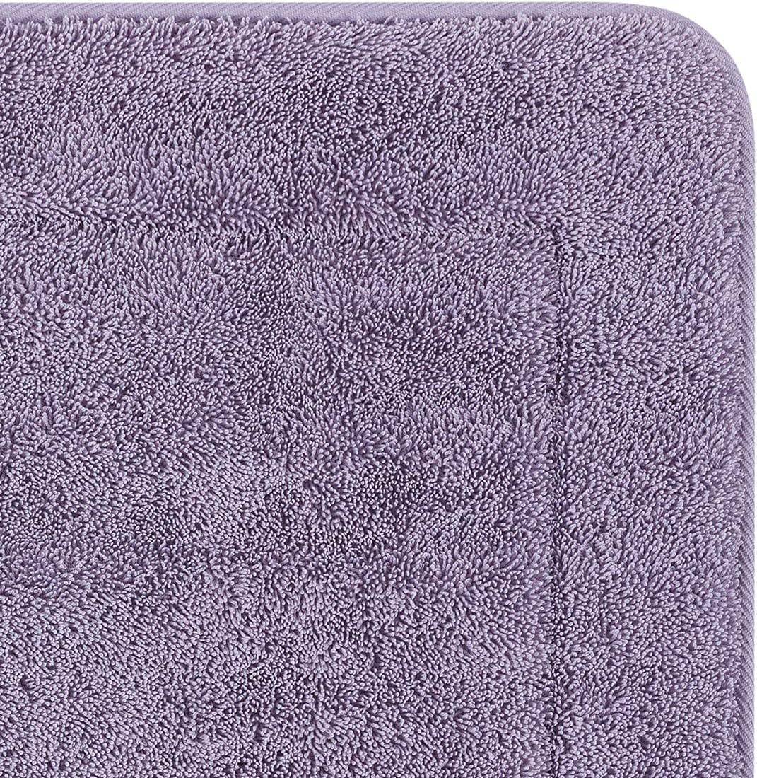 Wisteria Purple Memory Foam Terry Bath Mat 17x24