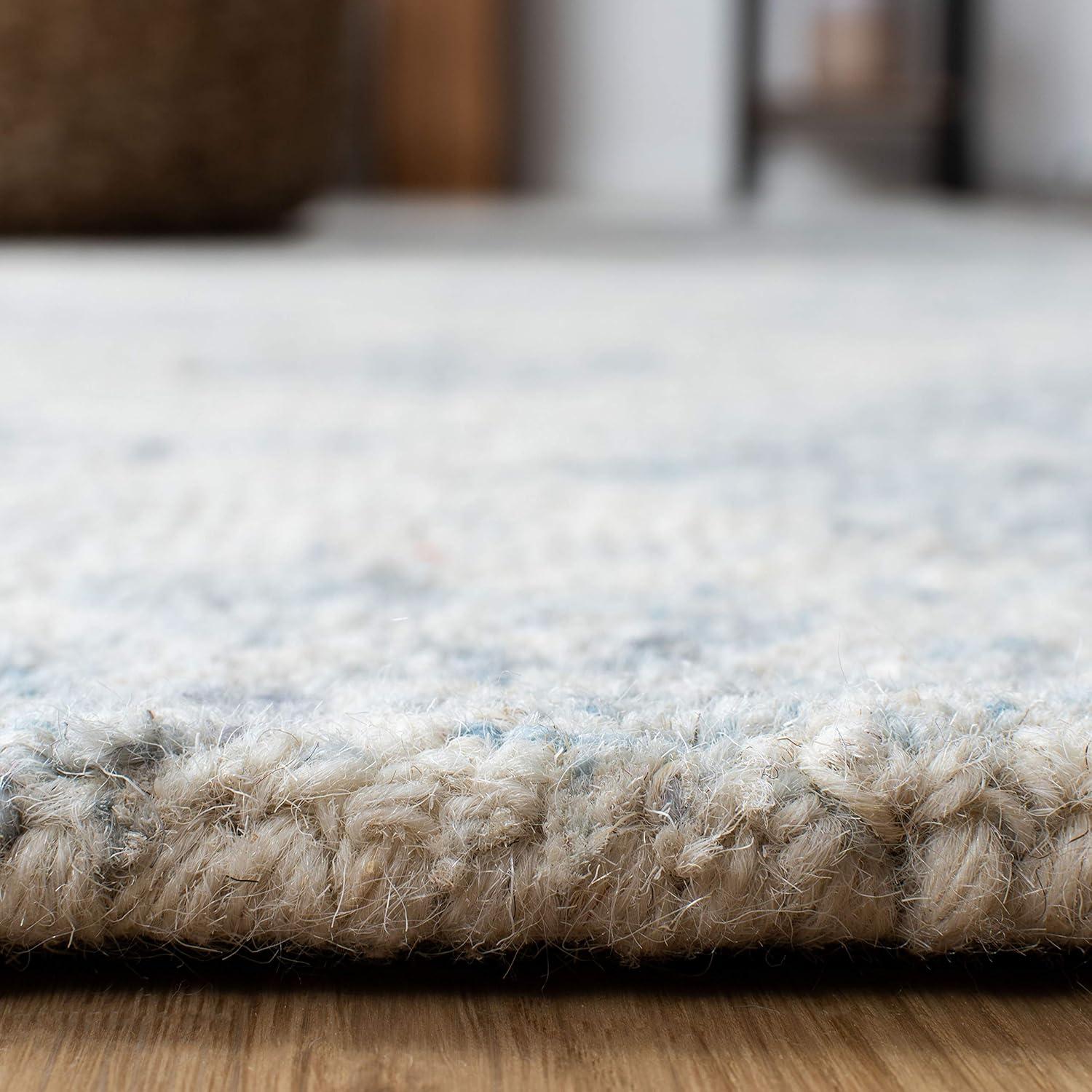 Micro-Loop MLP951 Hand Tufted Indoor Accent Rug - Ivory/Blue - 2'3"x4' - Safavieh
