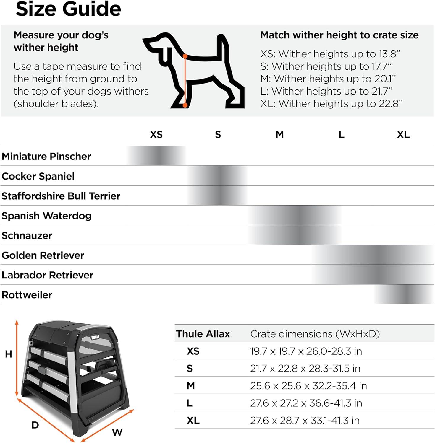 Small Black and Silver Car Dog Crate with Safety Features