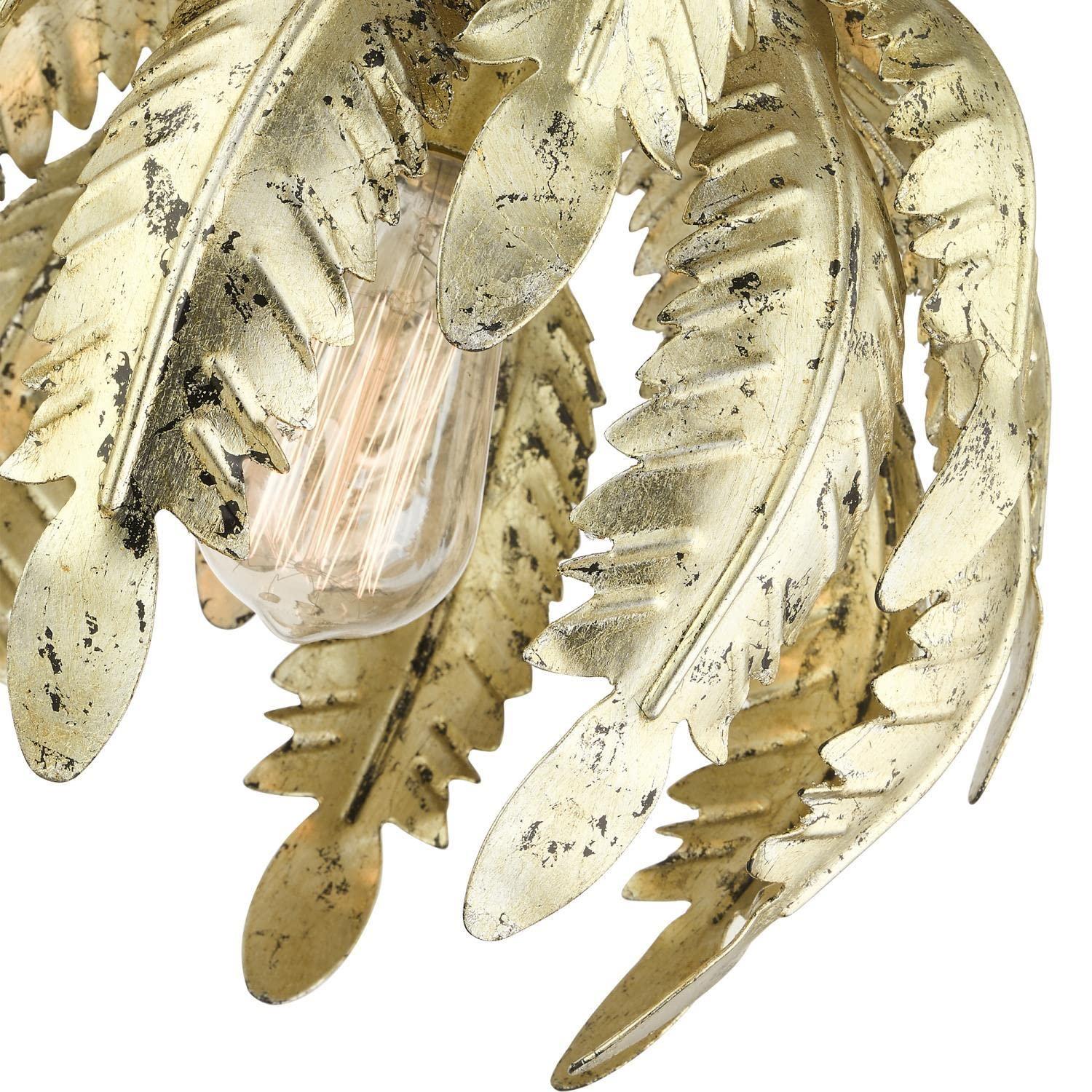 Livex Lighting - Acanthus - 1 Light Semi-Flush Mount in Coastal Style - 12.63