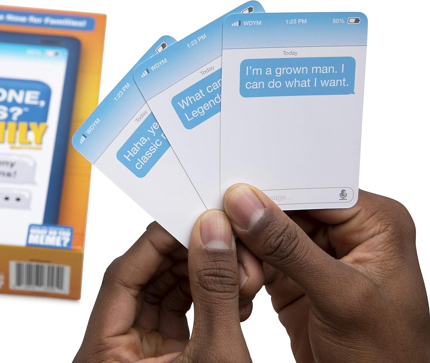 New Phone, Who Dis? Family Edition - The Text Message Family Game - by What Do You Meme? Family