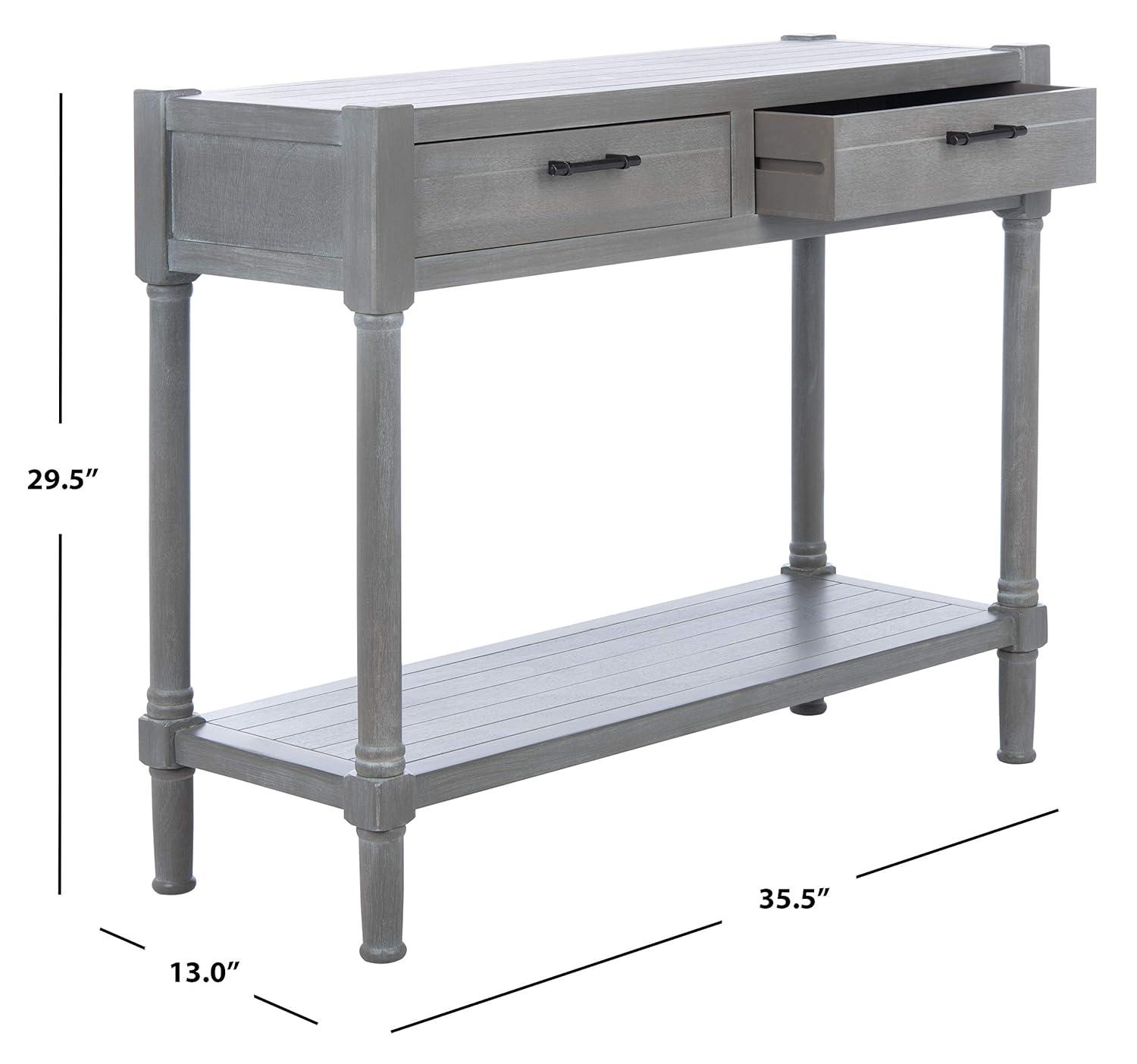 Filbert 2 Drawer Console Table - CNS5716D - Gray - Safavieh