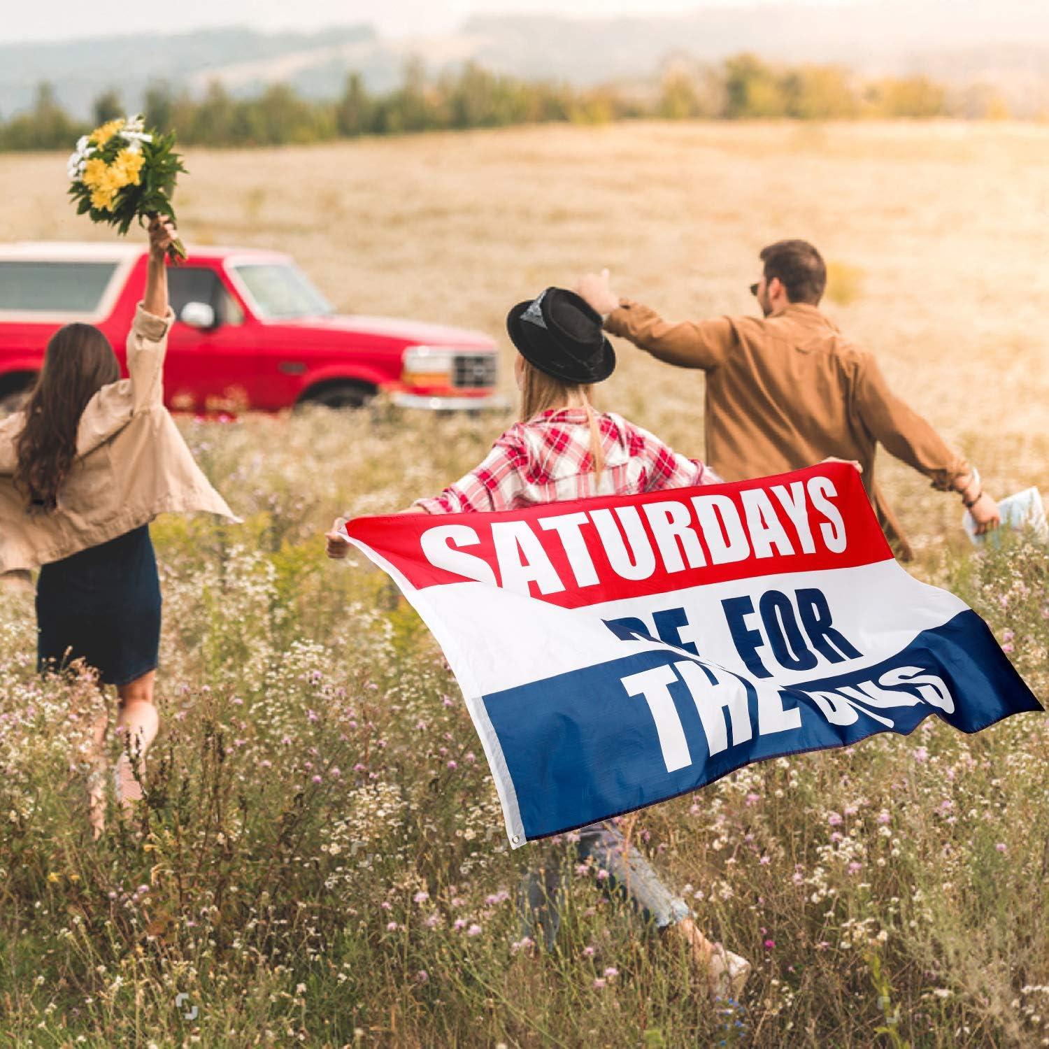 Saturdays are Boys Flag Fraternities Parties Dorm Room Balcony Decor Banner College Flags 3x5 Feet