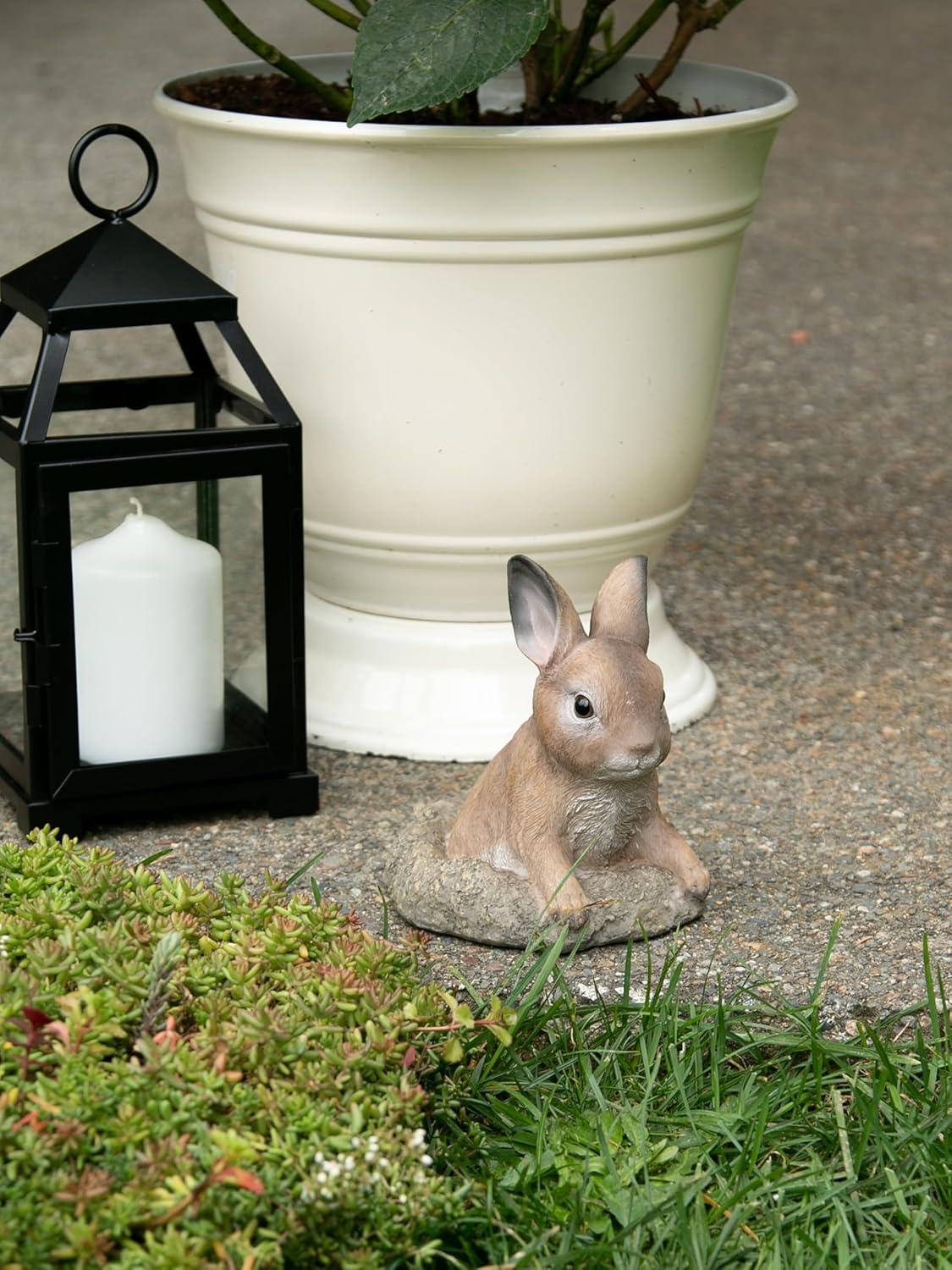 Summerfield Terrace 6.25” Curious Bunny Garden Statue