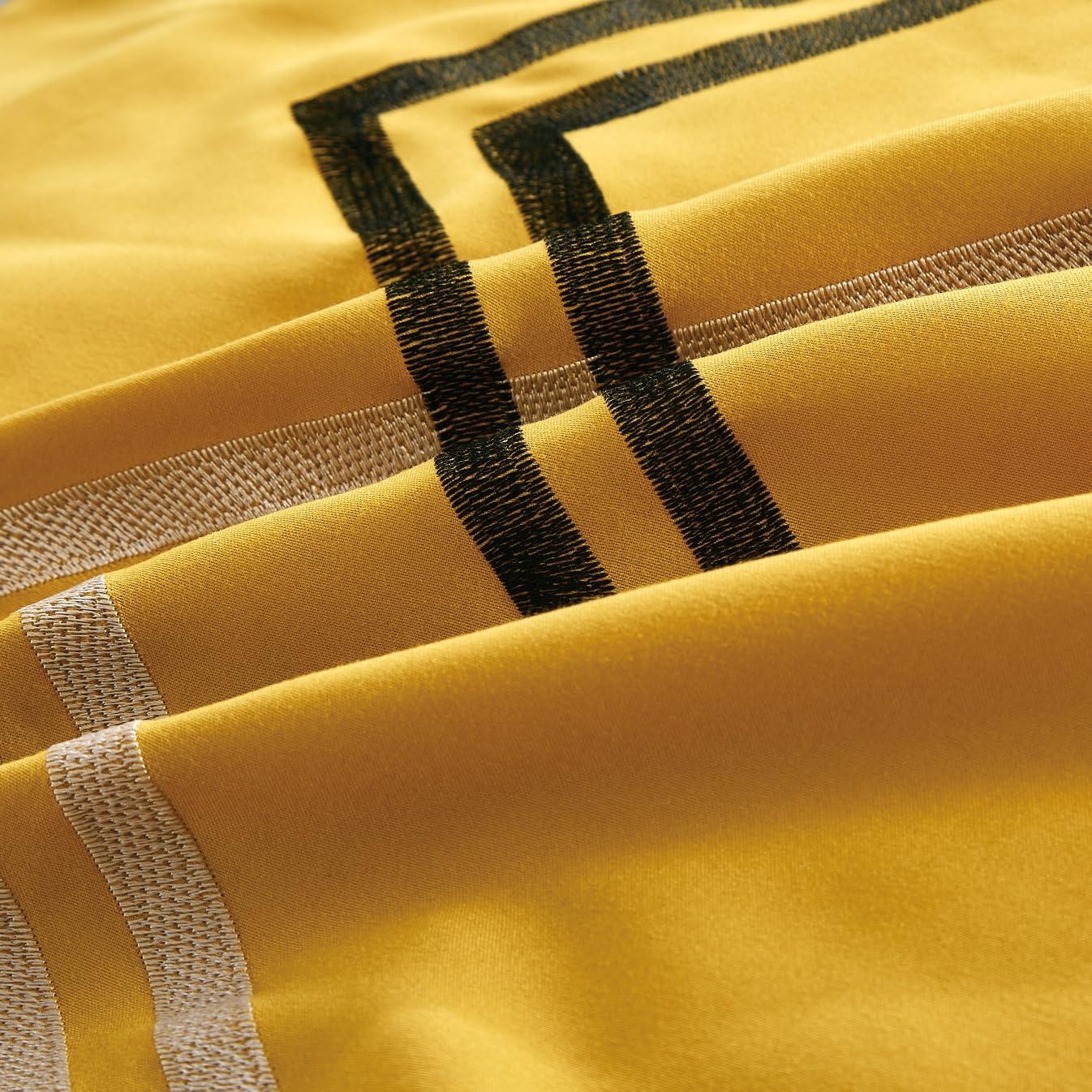 Chezmoi Collection Microfiber Modern & Contemporary 7 Piece Comforter Set