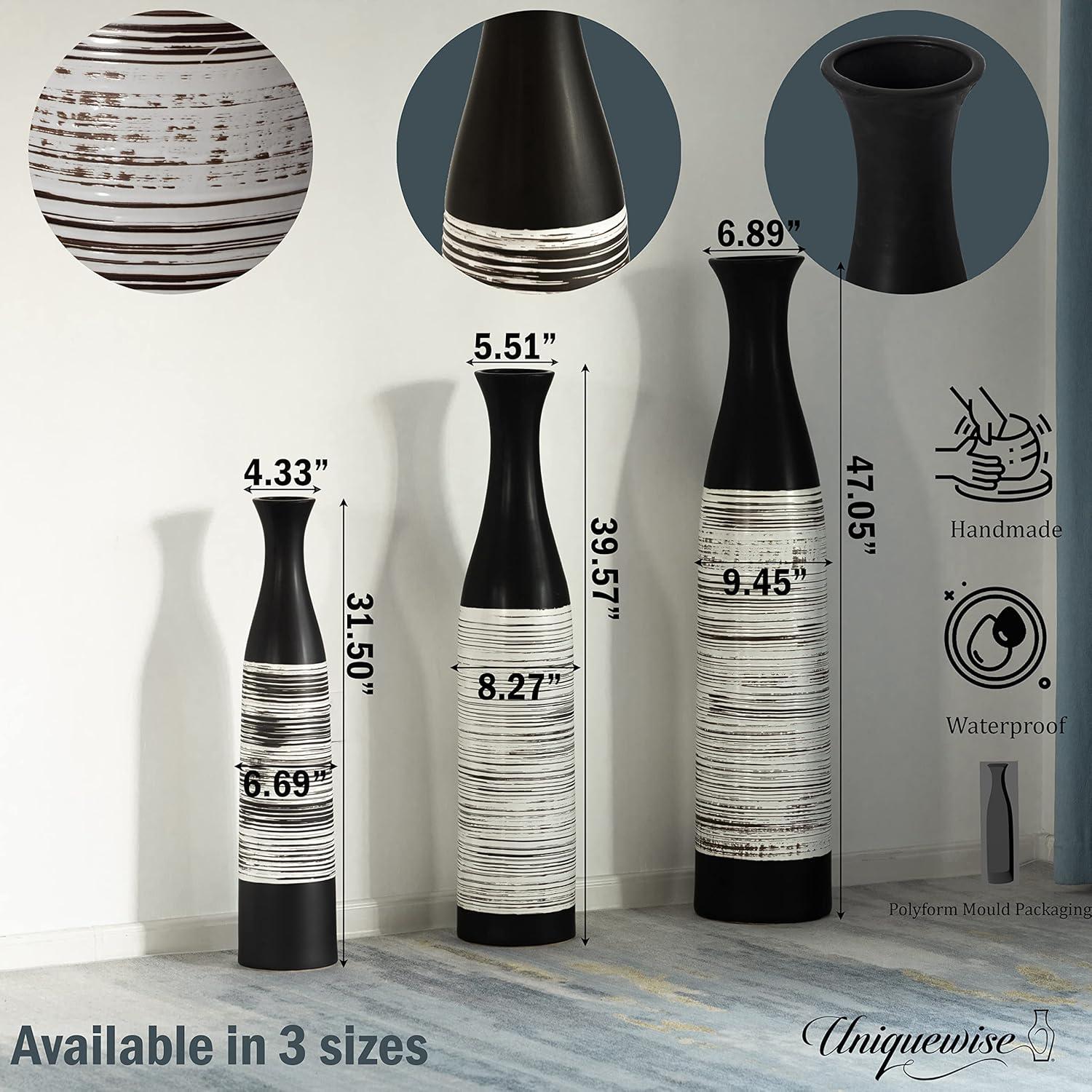 Uniquewise Handmade Ceramic Floor Vase