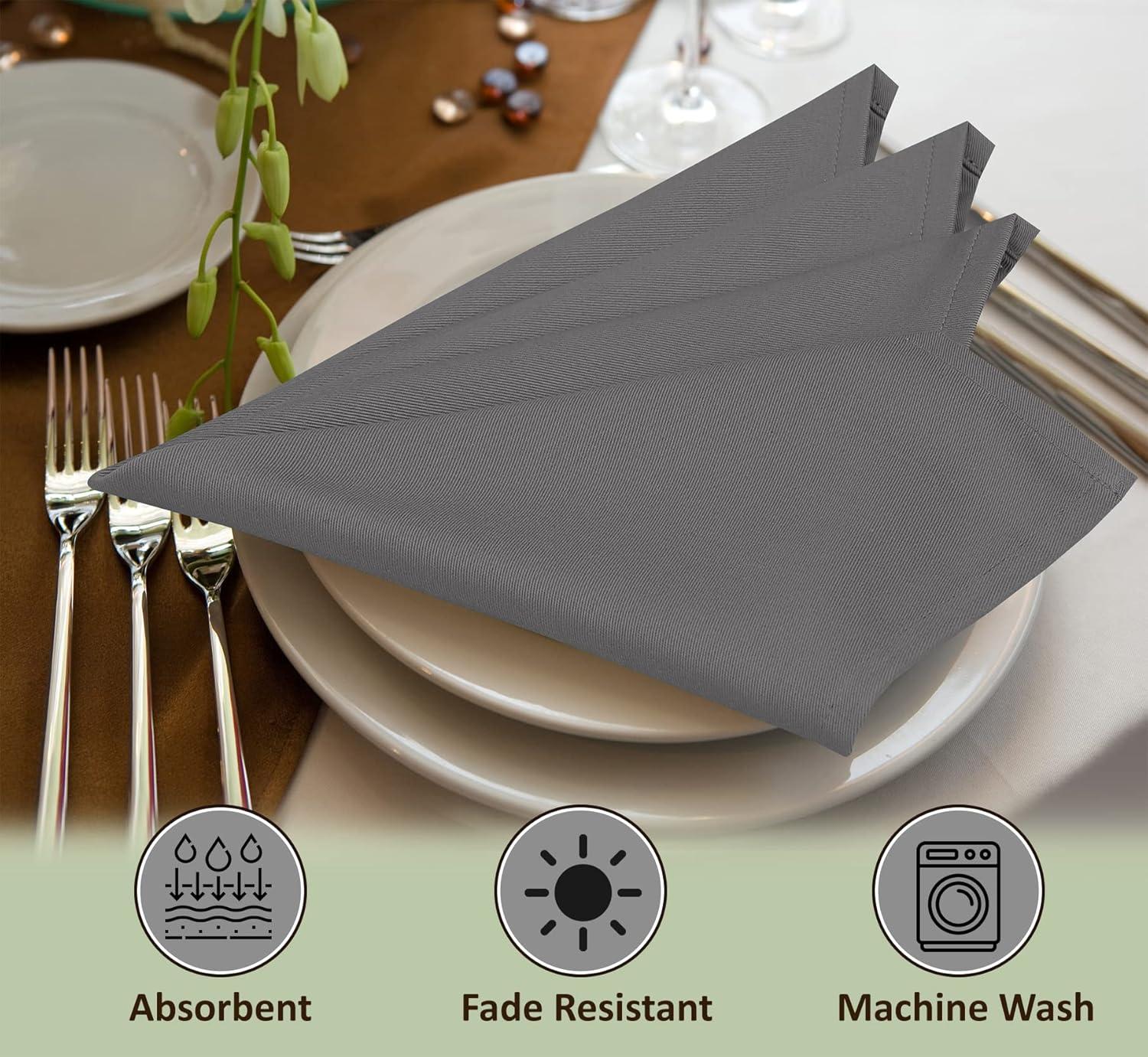 Poly Cotton Enrich Twill Cloth Napkins