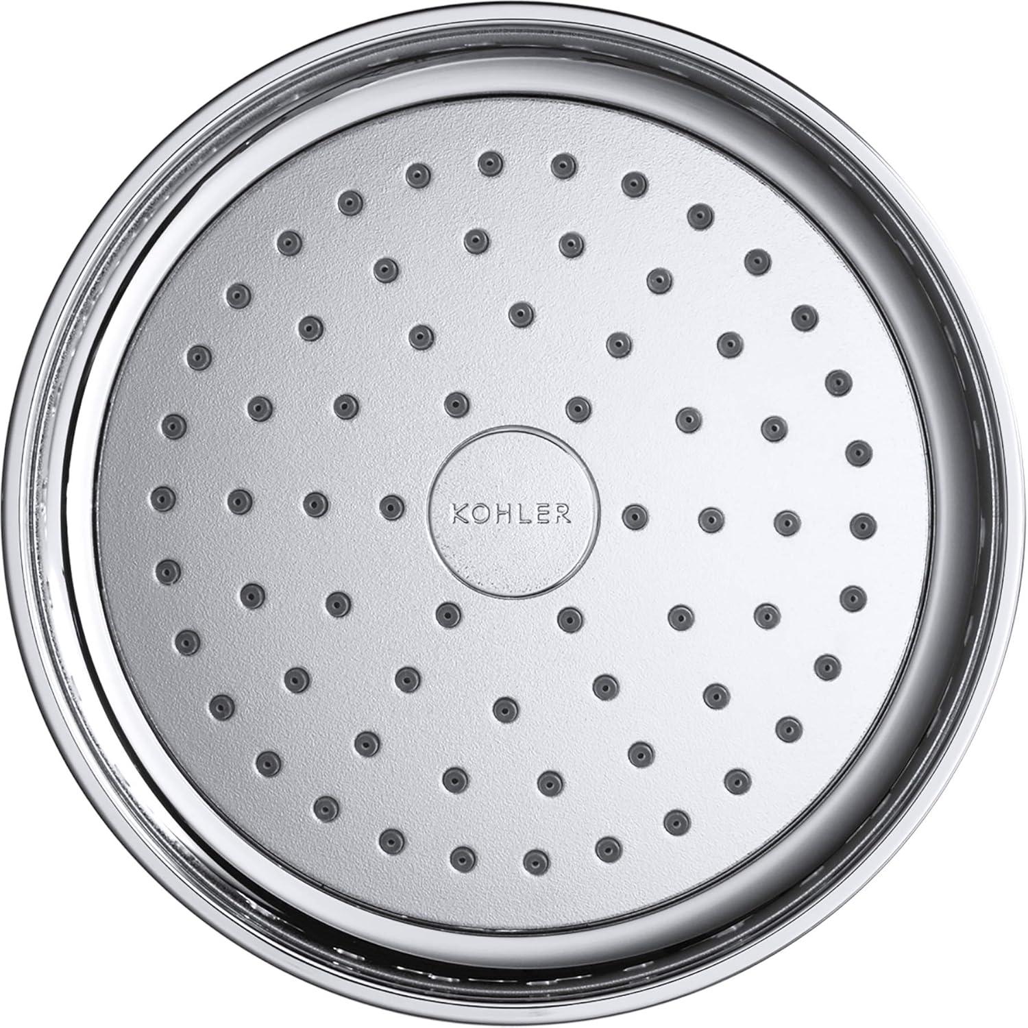 Kohler Purist 2.5 Gpm Multifunction Wall Mount Showerhead, Three Spray Settings, 5.5" High Pressure Spray Head
