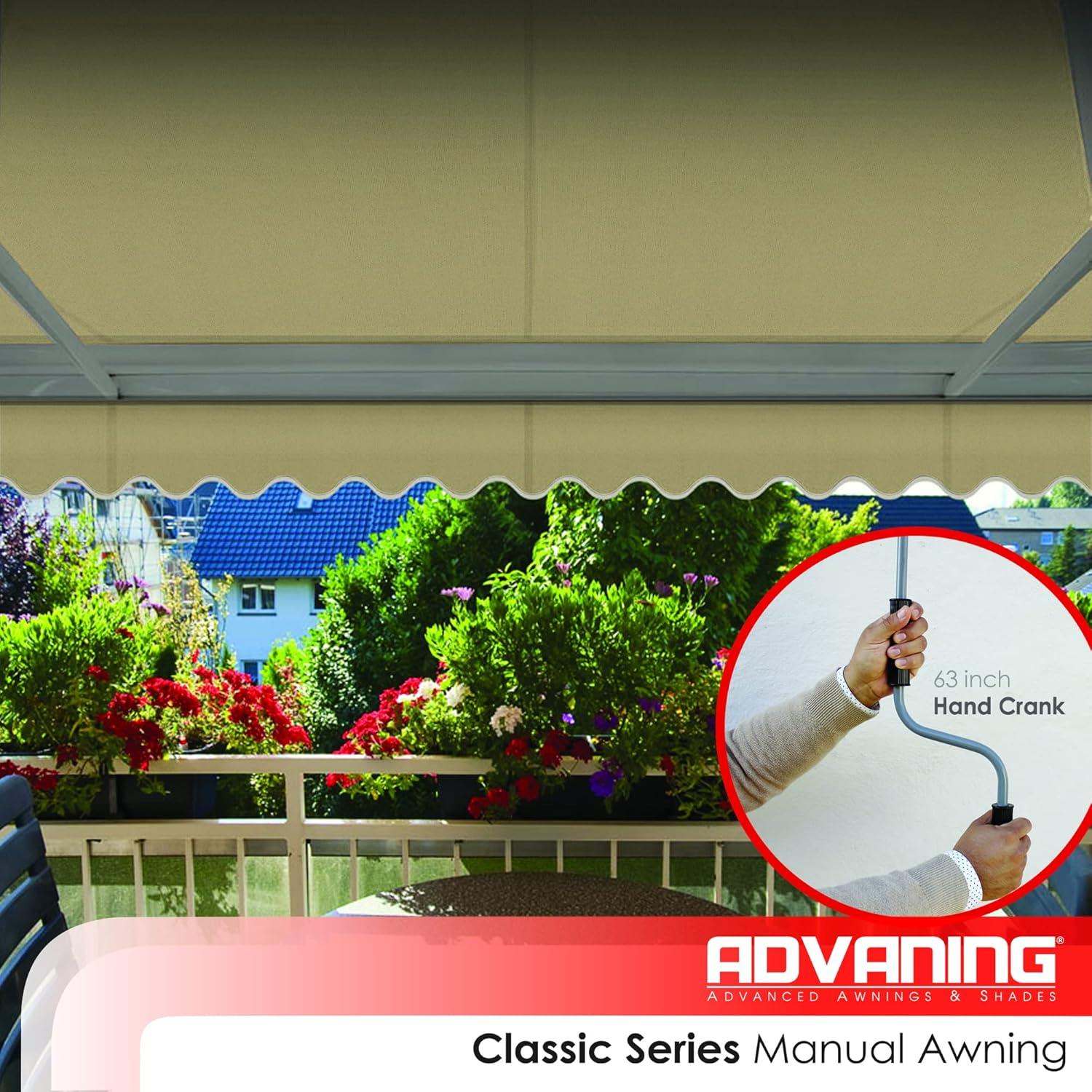 Classic Manual Retractable Patio Awning