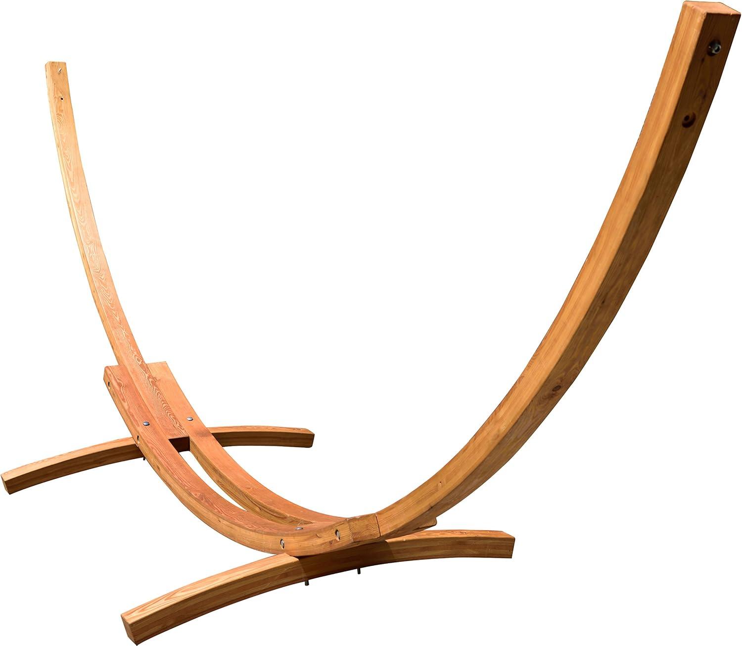 Bay Isle Home™ Vivere 15' Shirely Stable Solid Pine Arc Hammock Stand (450 lb Capacity)