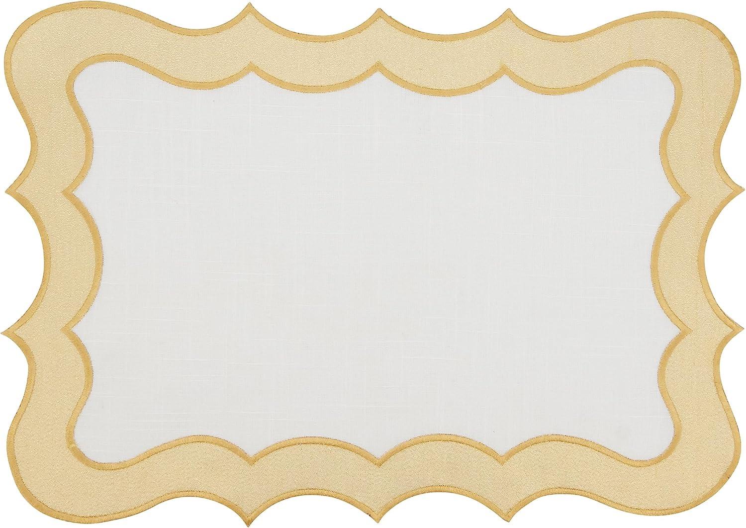 Enchanting Scallop Border Placemat